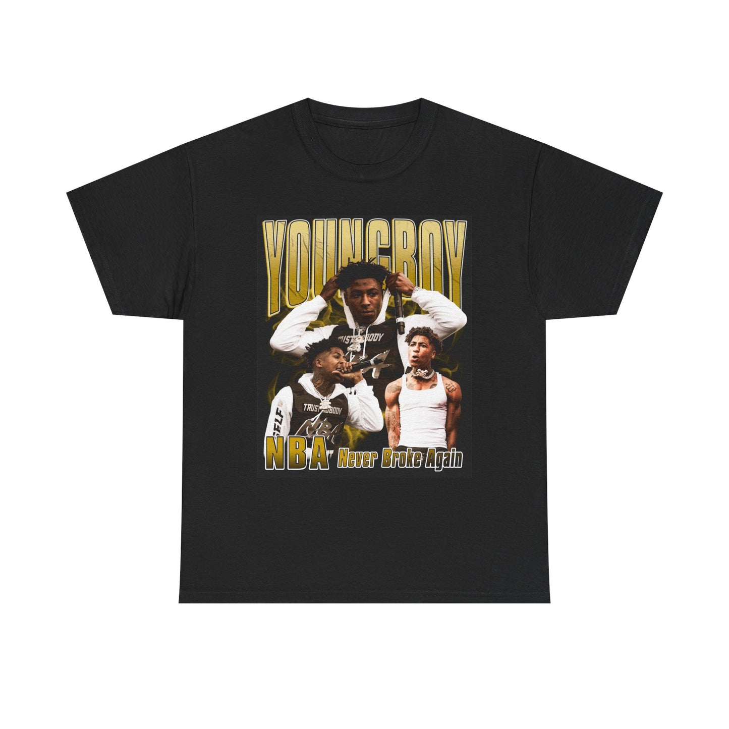 YoungBoy Never Broke Again Graphic T Shirt Retro Rap Unisex Heavy Cotton Tee