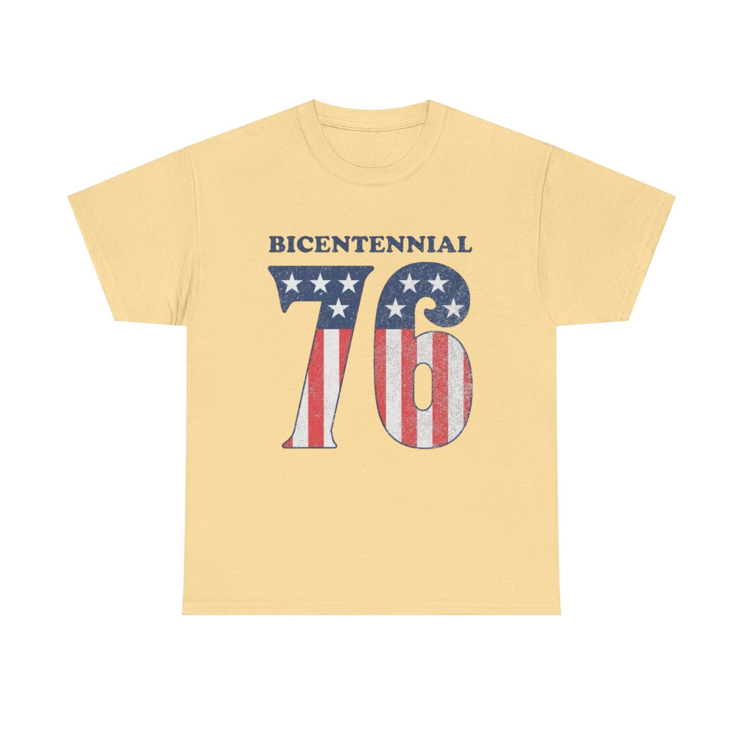 Bicentennial USA 76 Anniversary Graphic T Shirt Adult New Tee