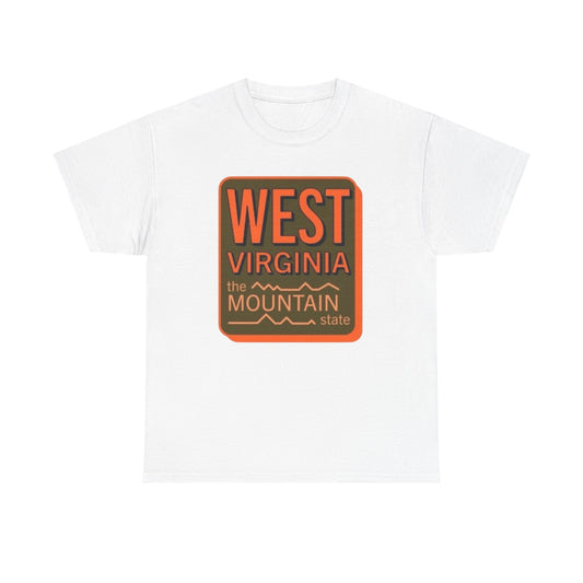 West Virginia Graphic T Shirt ADULT NEW Unisex Heavy Cotton Tee