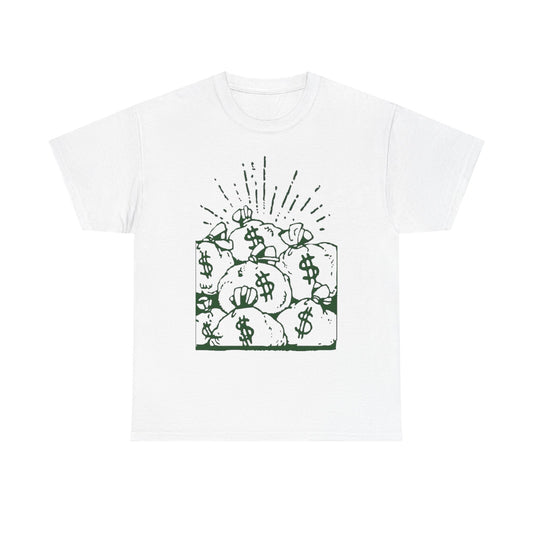 Moneybags Graphic T Shirt NEW ADULT Unisex Heavy Cotton Tee