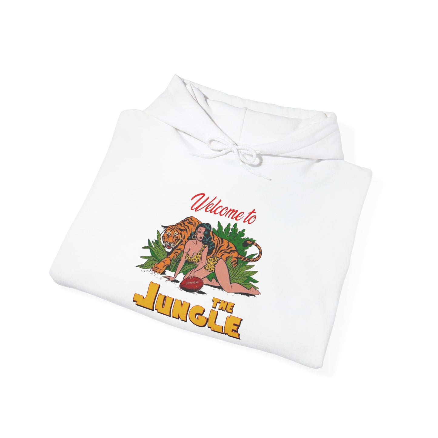 Welcome To The Jungle Graphic Hoodie Unisex Heavy Blend™ Hooded Sweatshirt