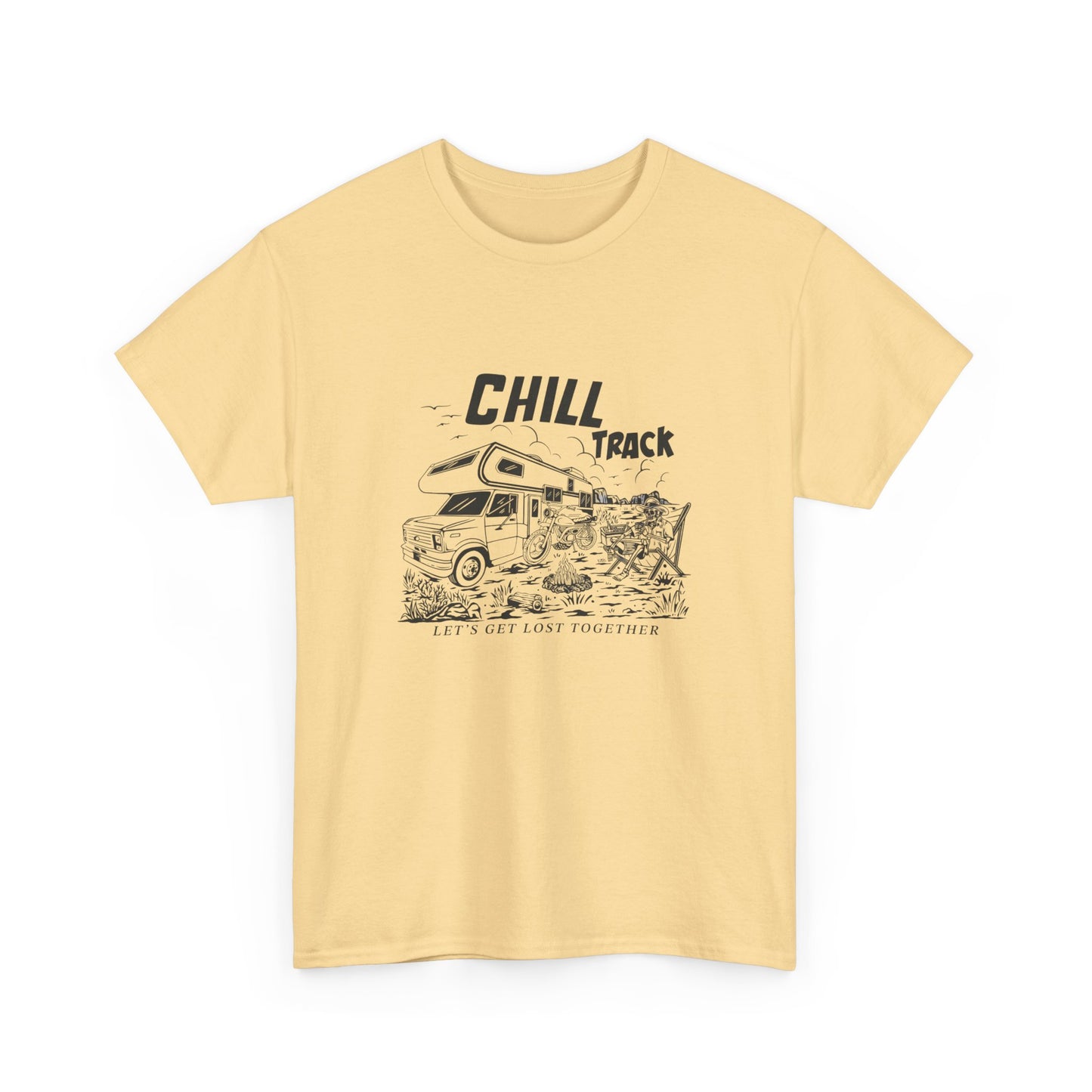 Lets Get Lost Together Chill Graphic T Shirt Unisex Heavy Cotton Tee