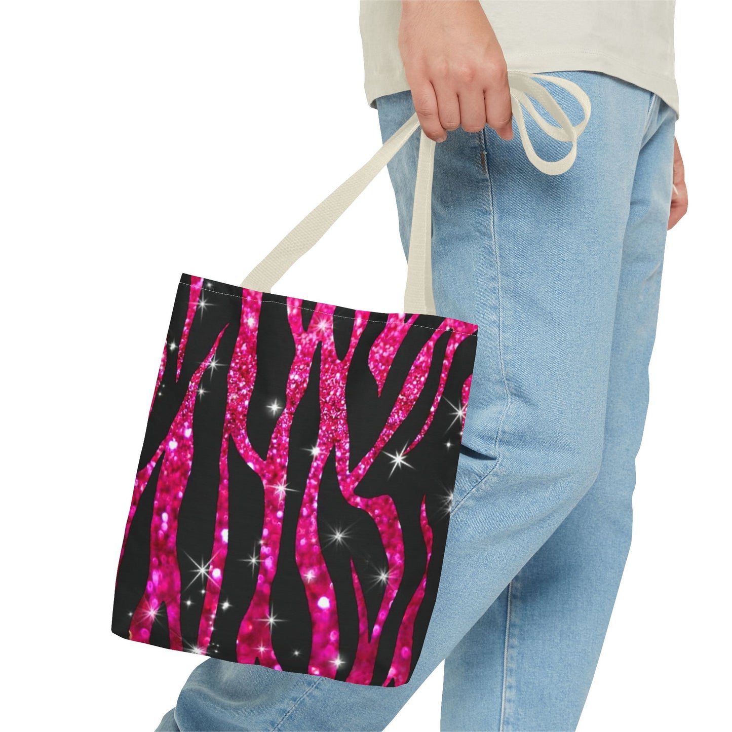 Glitter Stripes BRAND NEW Modern Purse - Pocketbook - Travel Tote Bag (AOP)