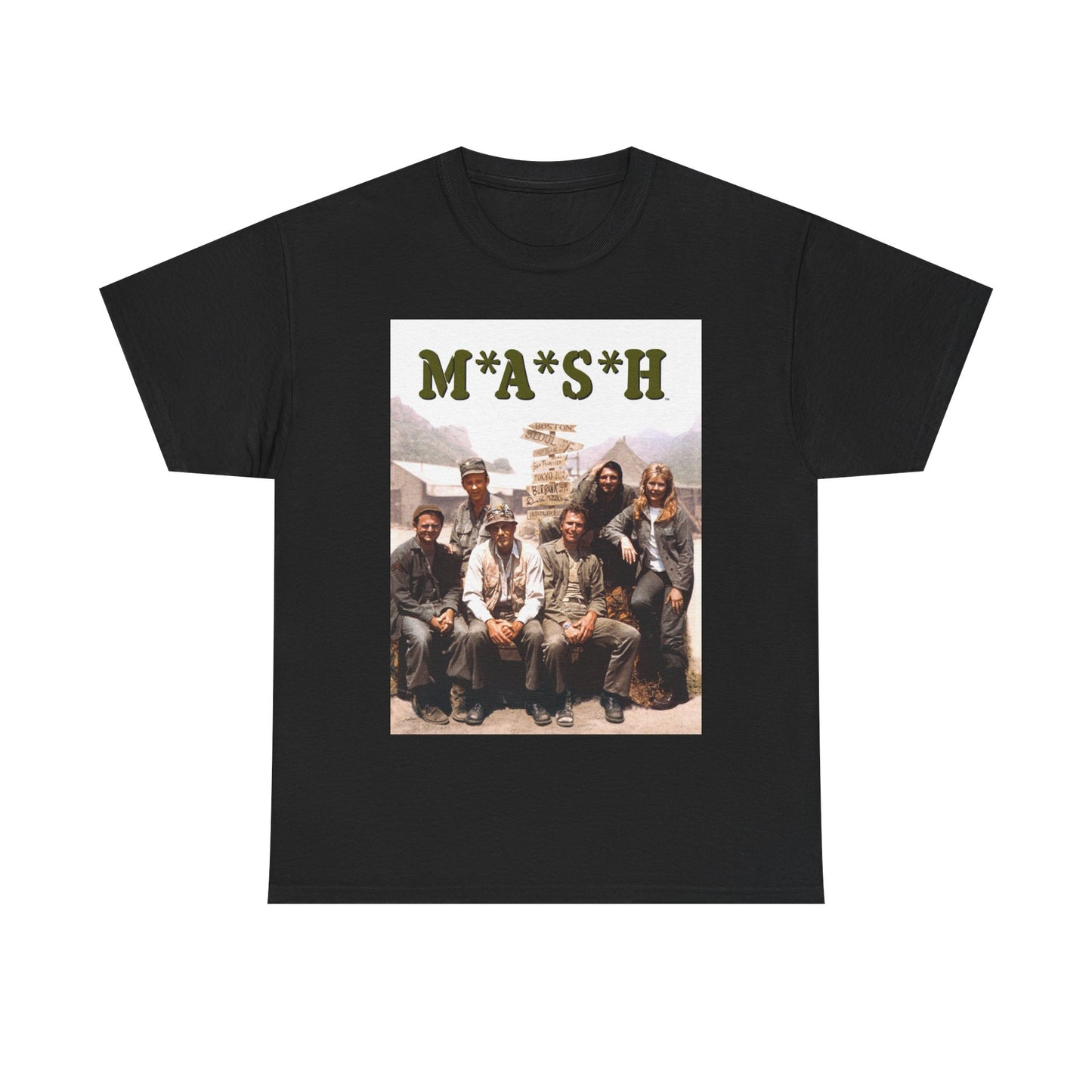 Mash Military Tshirt Vintage Tv Series Medical Unisex Heavy Cotton Tee