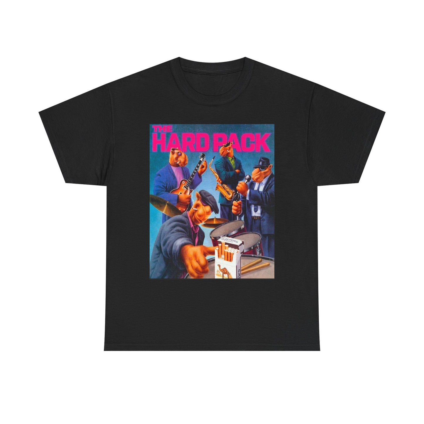 Joe Camel Poster T Shirt BRAND NEW Apparel Unisex Heavy Cotton Tee