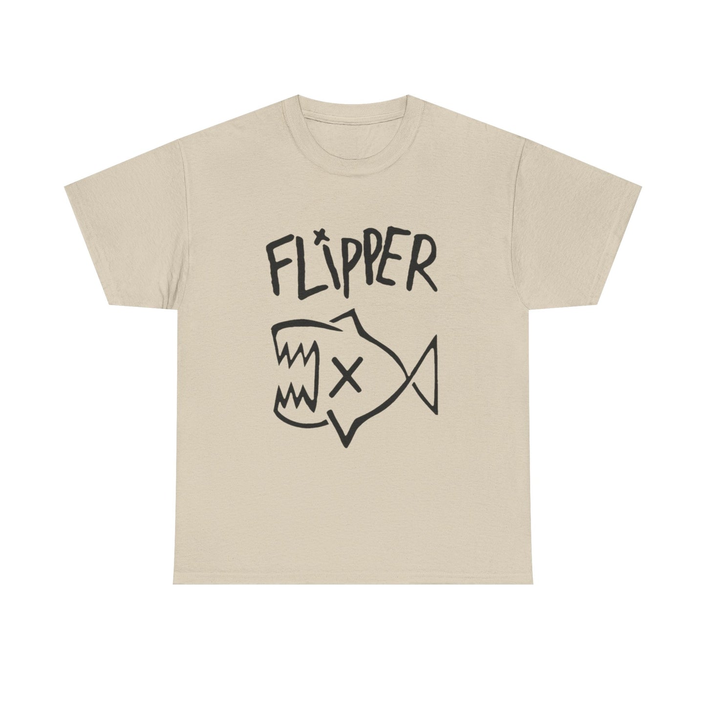 Flipper Graphic T Shirt Unisex Heavy Cotton Tee