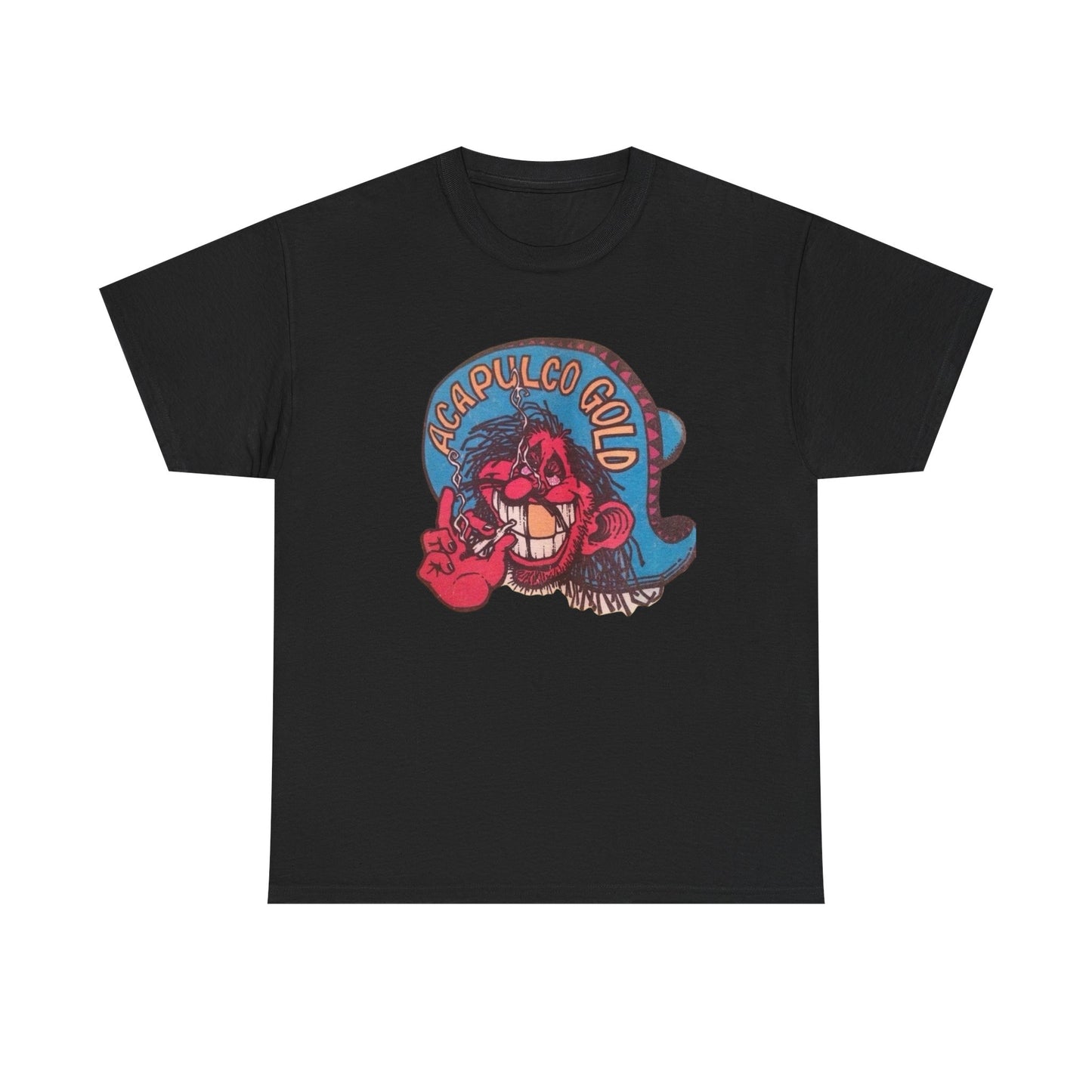 Acapulco Gold Vintage Cannabis Mexico Graphic T-Shirt Unisex Heavy Cotton Tee