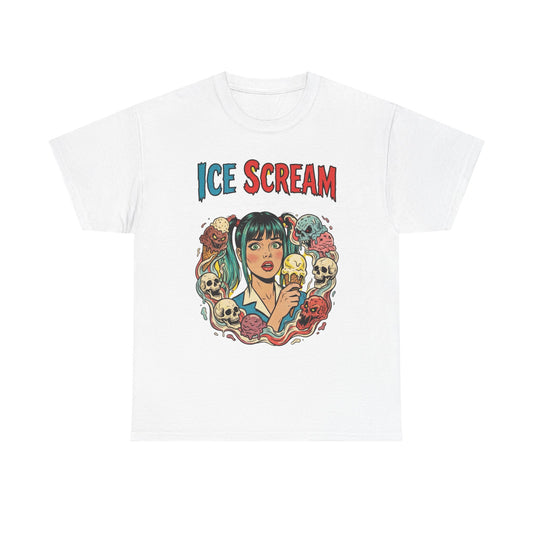 Death By Ice Cream Graphic T Shirt Heavy Cotton Tee NEW ADULT UNISEX