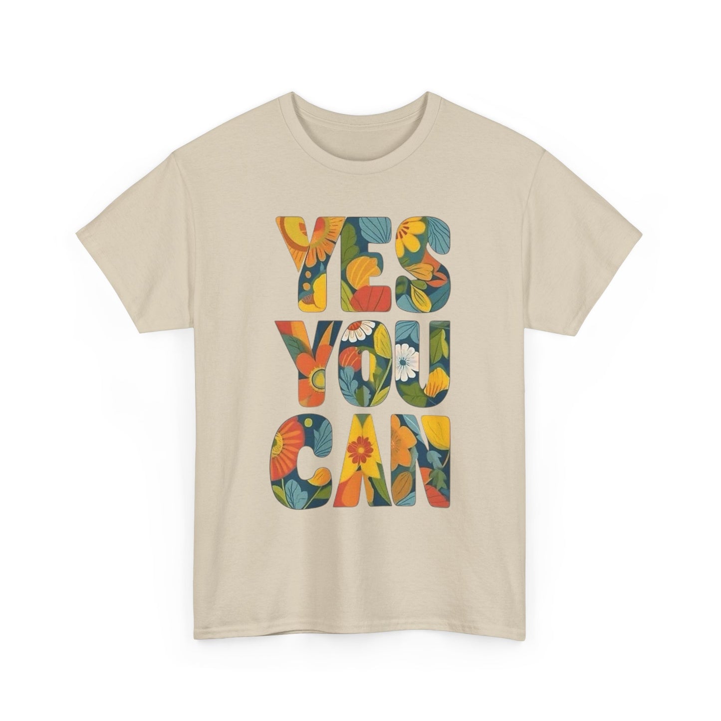 Yes You Can Graphic T Shirt Adult NEW