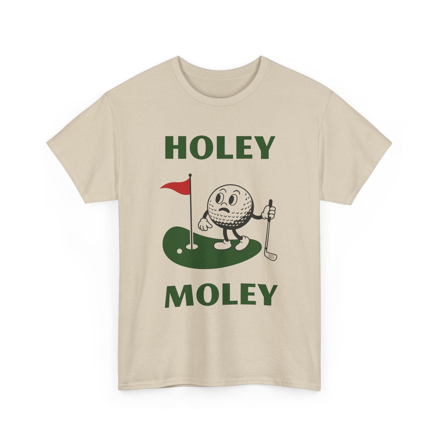 Holey Moley Golf Graphic T Shirt ADULT NEW