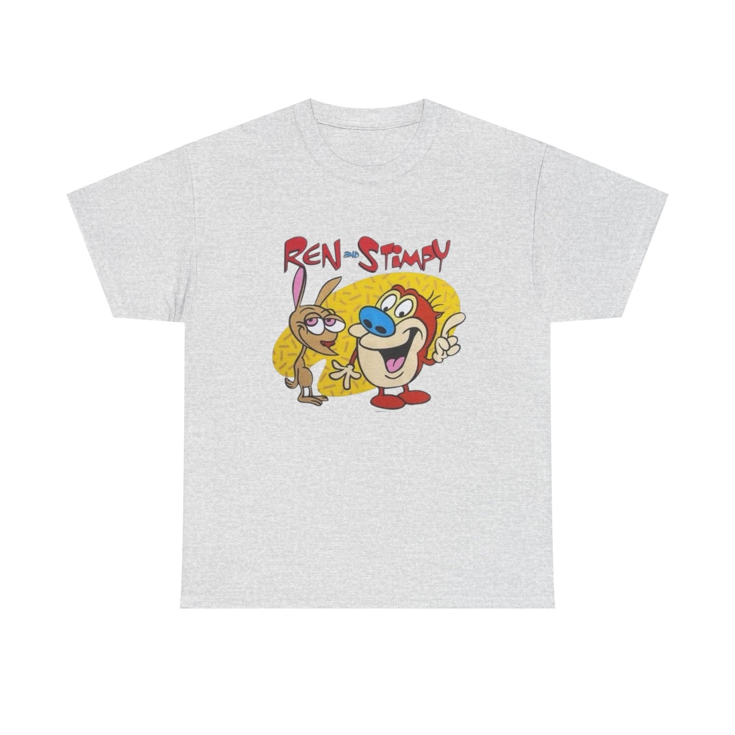 Ren And Stimpy Vintage Graphic T-Shirt Unisex Heavy Cotton Tee Gift NEW