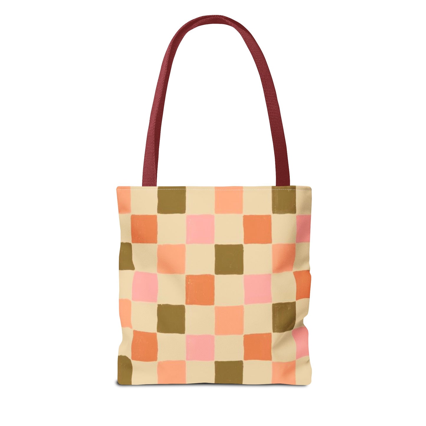 Sonoma Checkered All Over Print BRAND NEW Purse - Pocketbook - Travel Tote Bag