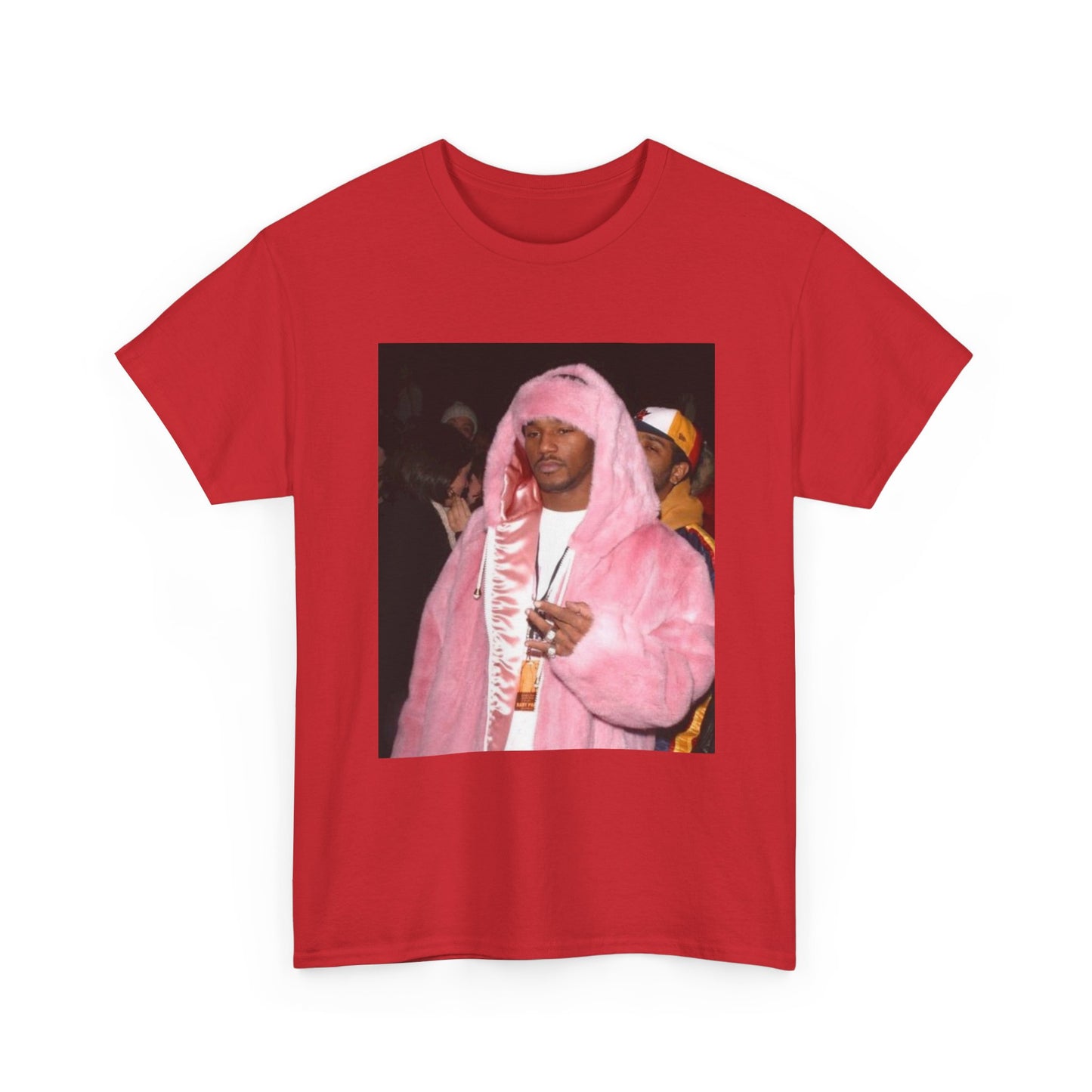 Camron diplomats T-shirt vintage pink fur coat graphic Rap Unisex Heavy Cotton