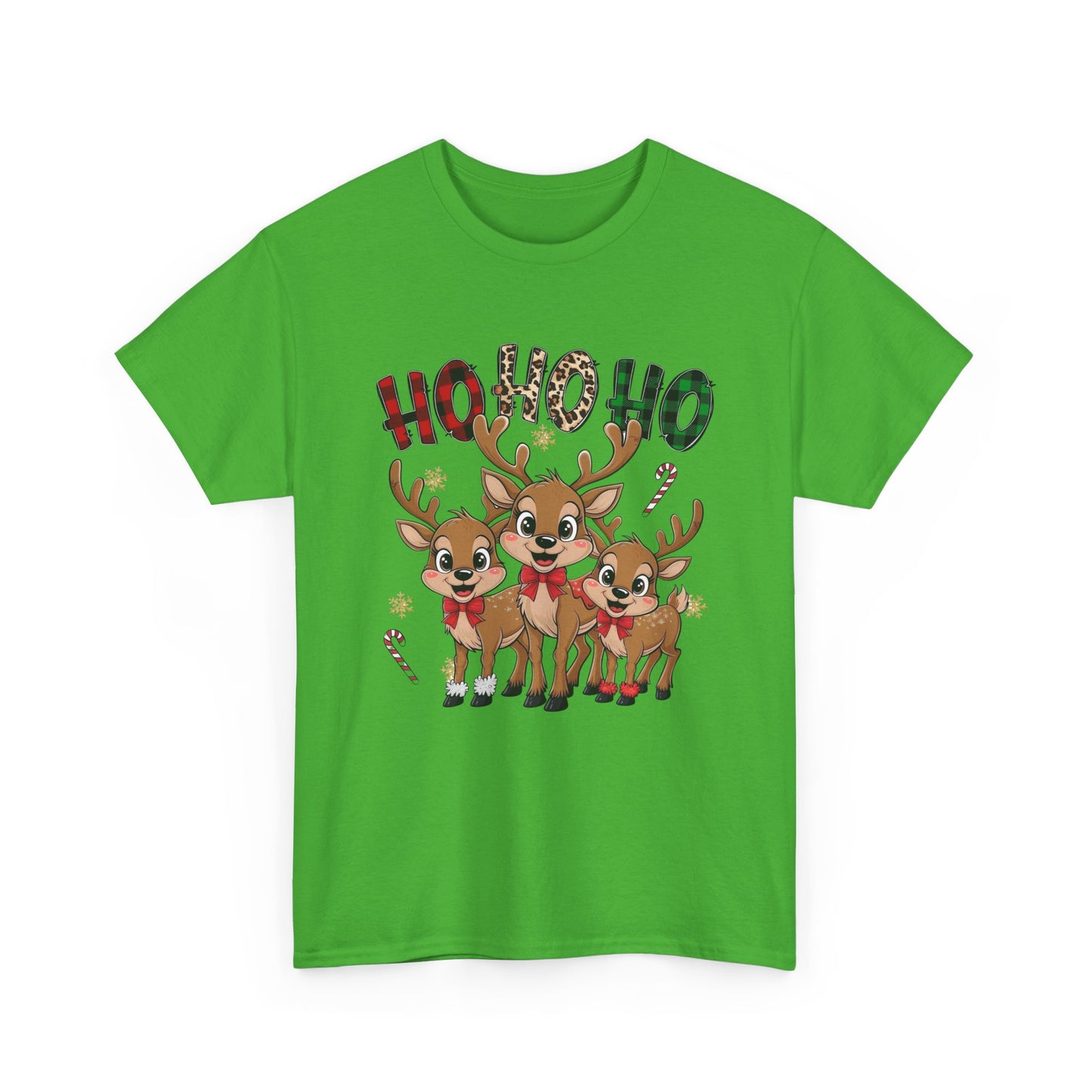 Ho Ho Ho Christmas Graphic T Shirt NEW Unisex Heavy Cotton Tee