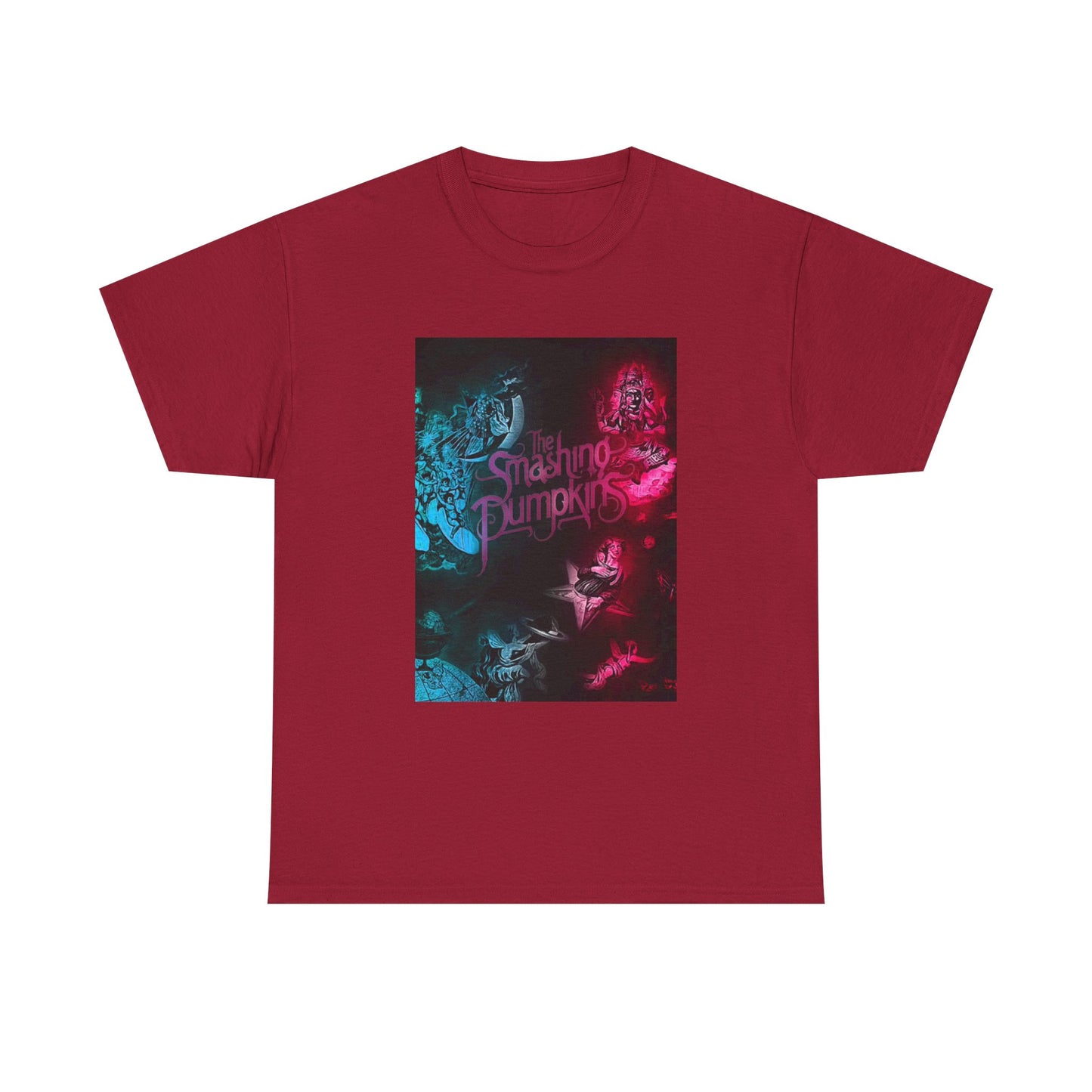 The Smashing Pumpkins Tshirt Vintage Merch Neon Unisex Heavy Cotton Tee