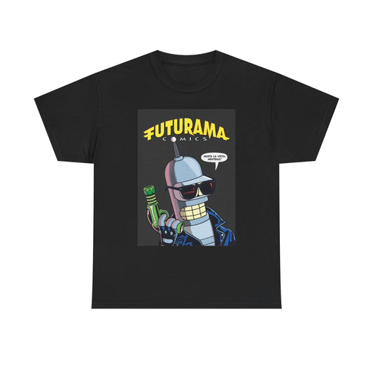 Futurama Graphic T Shirt Funny Tv Series Jokes Unisex Heavy Cotton Tee