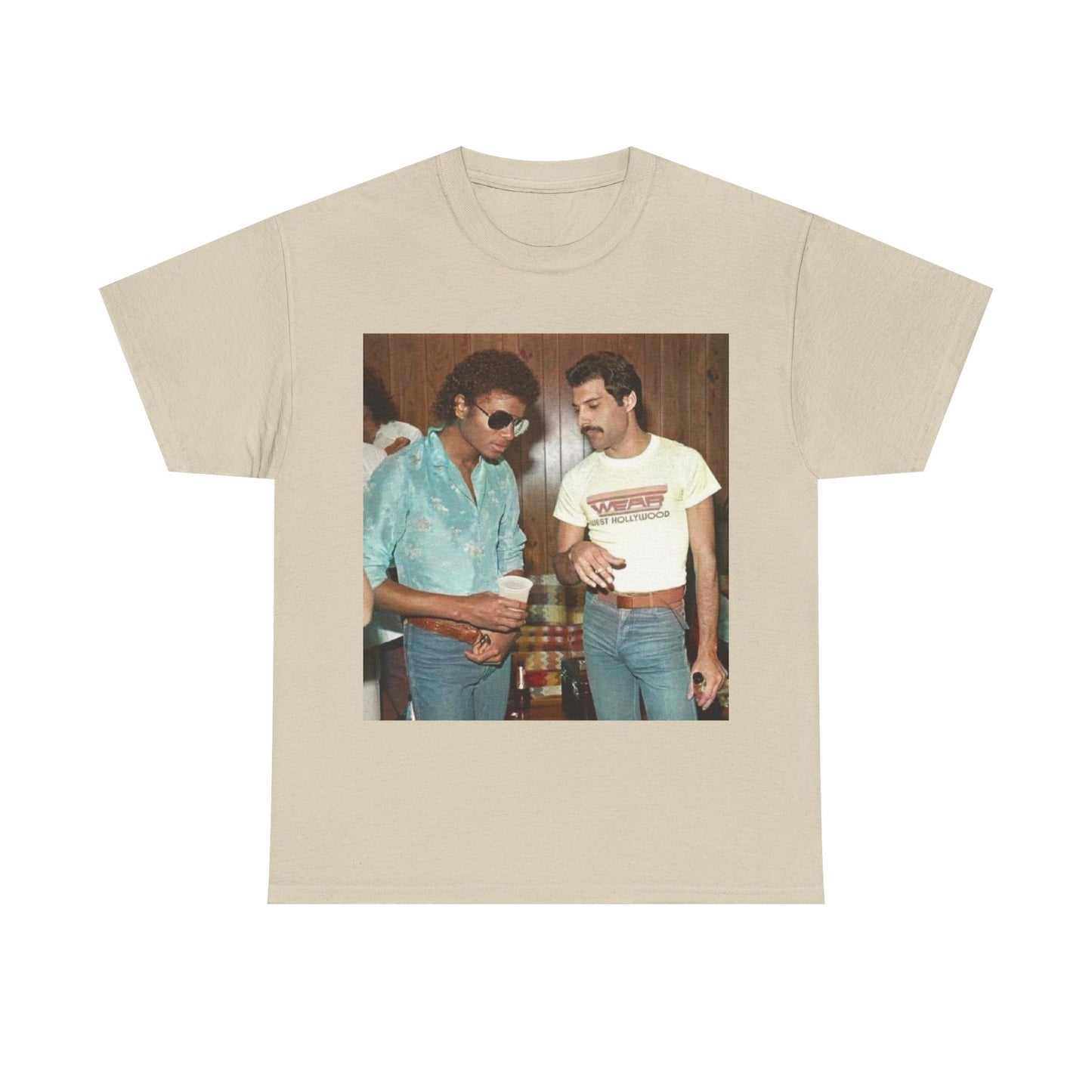 Michael jackson Queen tshirt vintage 80s retro graphic Unisex Heavy Cotton Tee