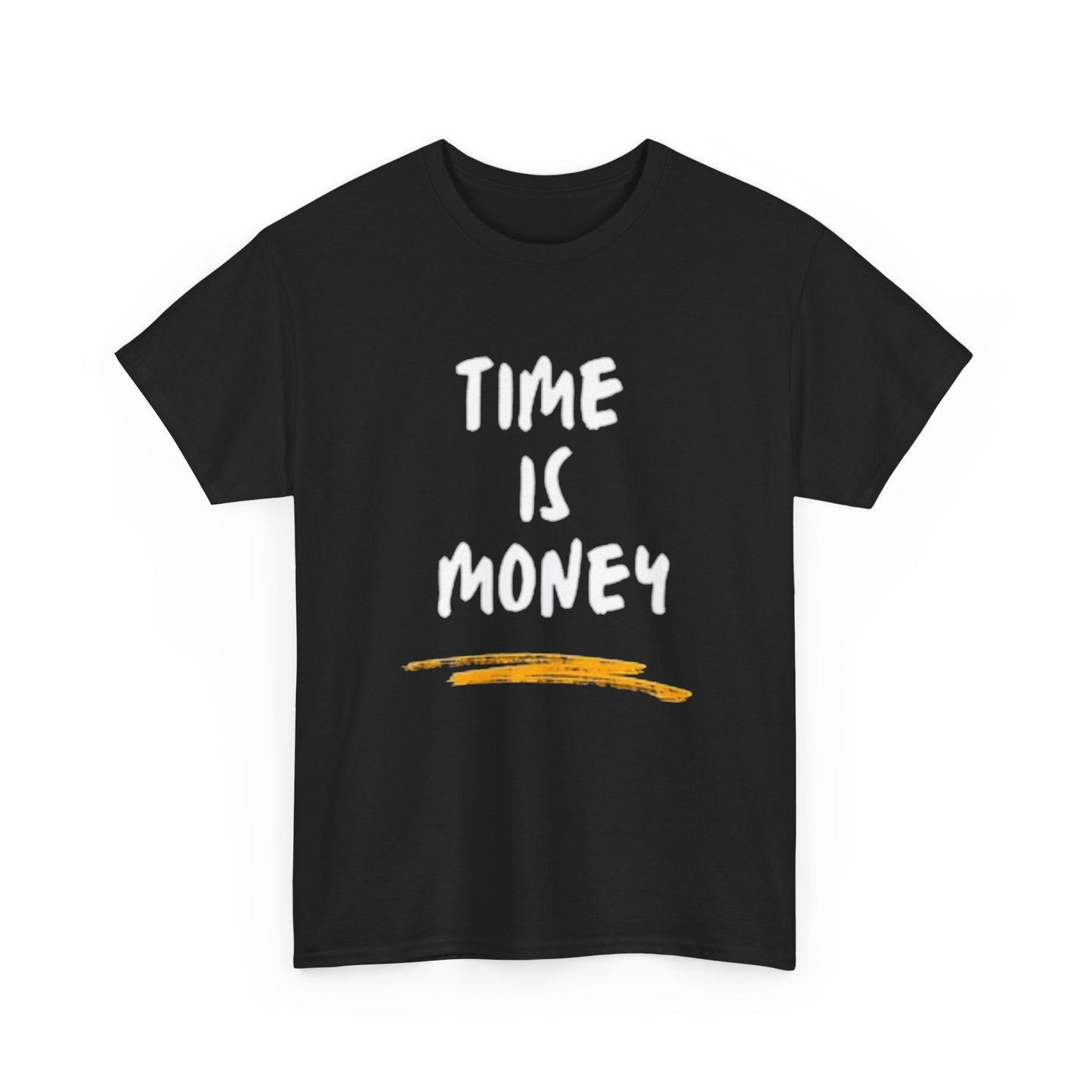 Time Is Money Graphic T Shirt Motivation Crypto Investing  Unisex Heavy Cotton