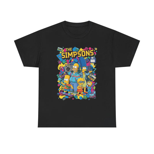 The Simpsons Retro Graphic T Shirt NEW Vintage Unisex Heavy Cotton Tee