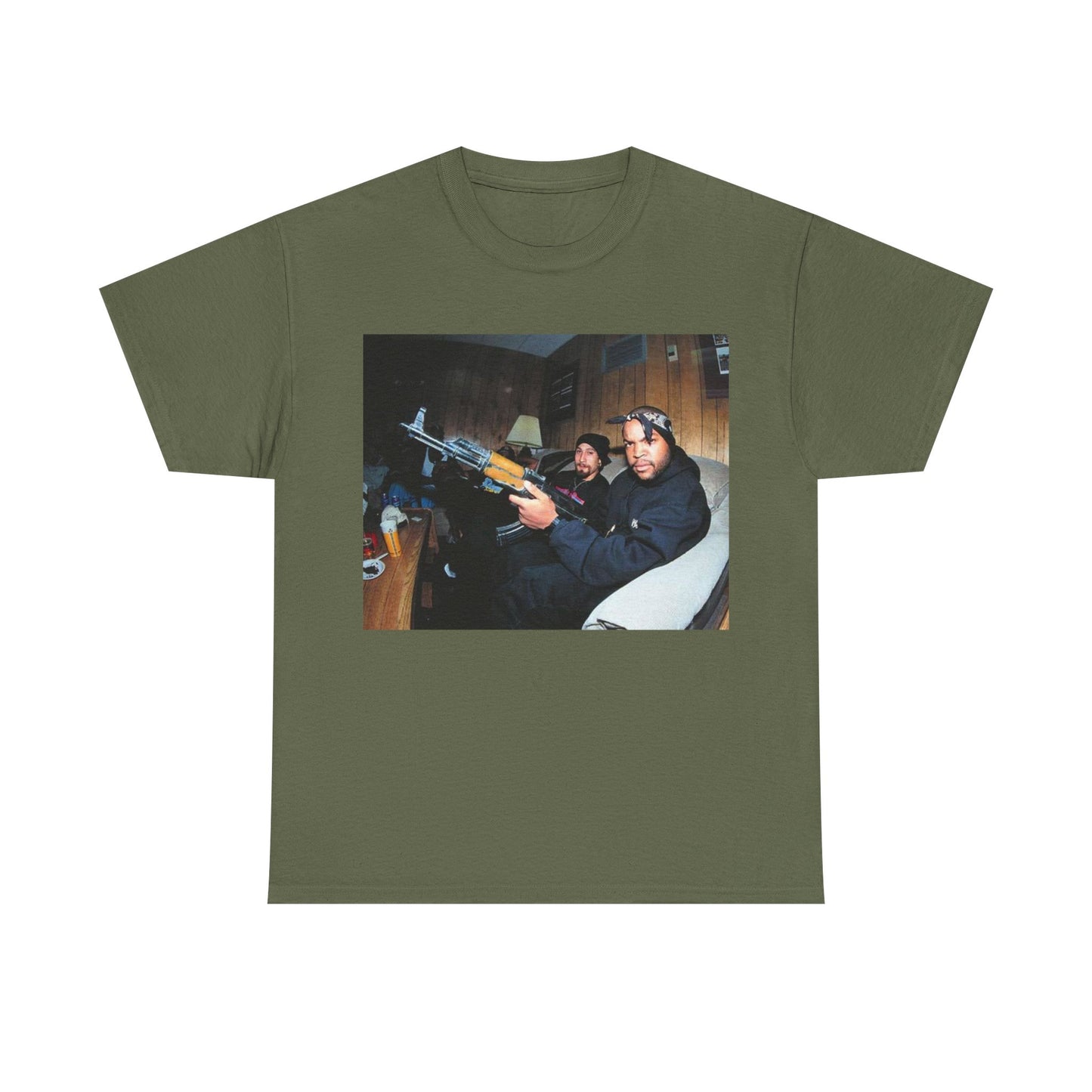 Ice cube T-shirt vintage 90s NWA California retro meme Unisex Heavy Cotton Tee