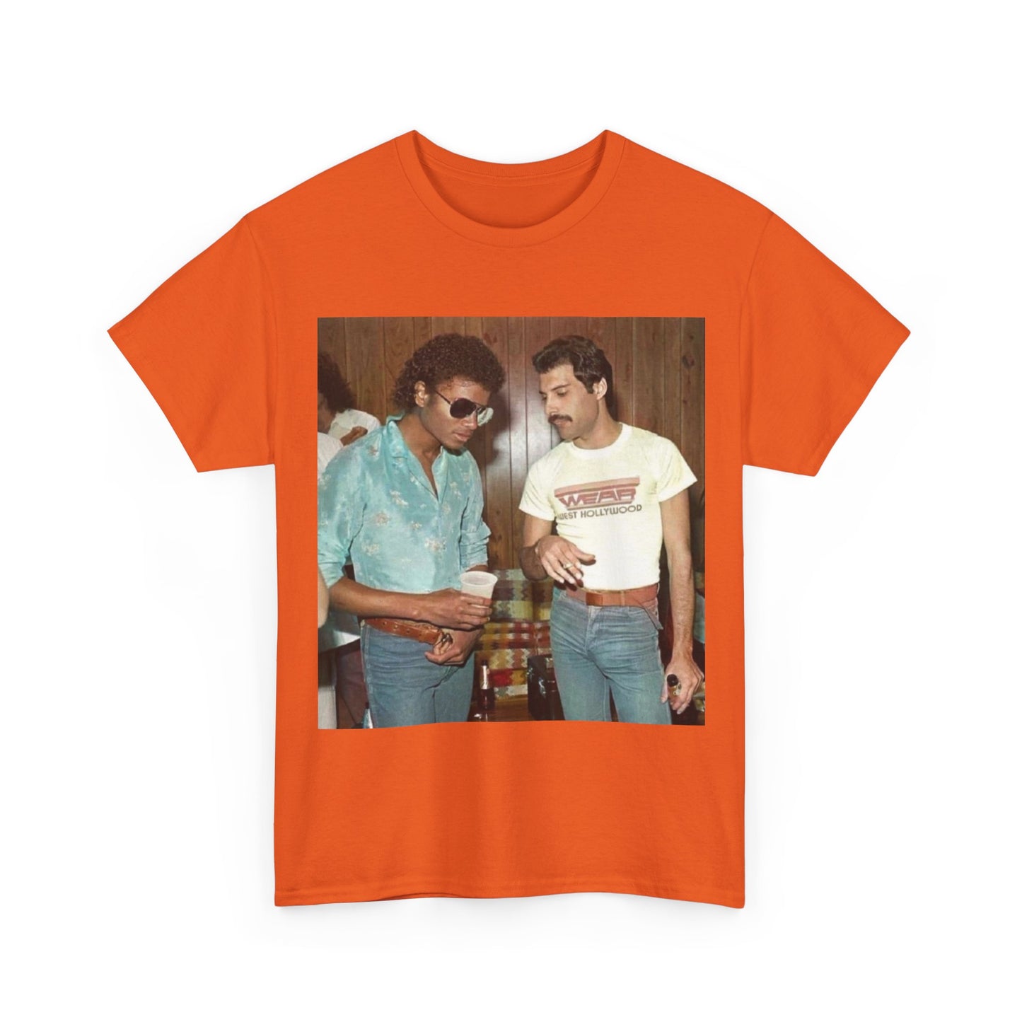 Michael jackson Queen tshirt vintage 80s retro graphic Unisex Heavy Cotton Tee