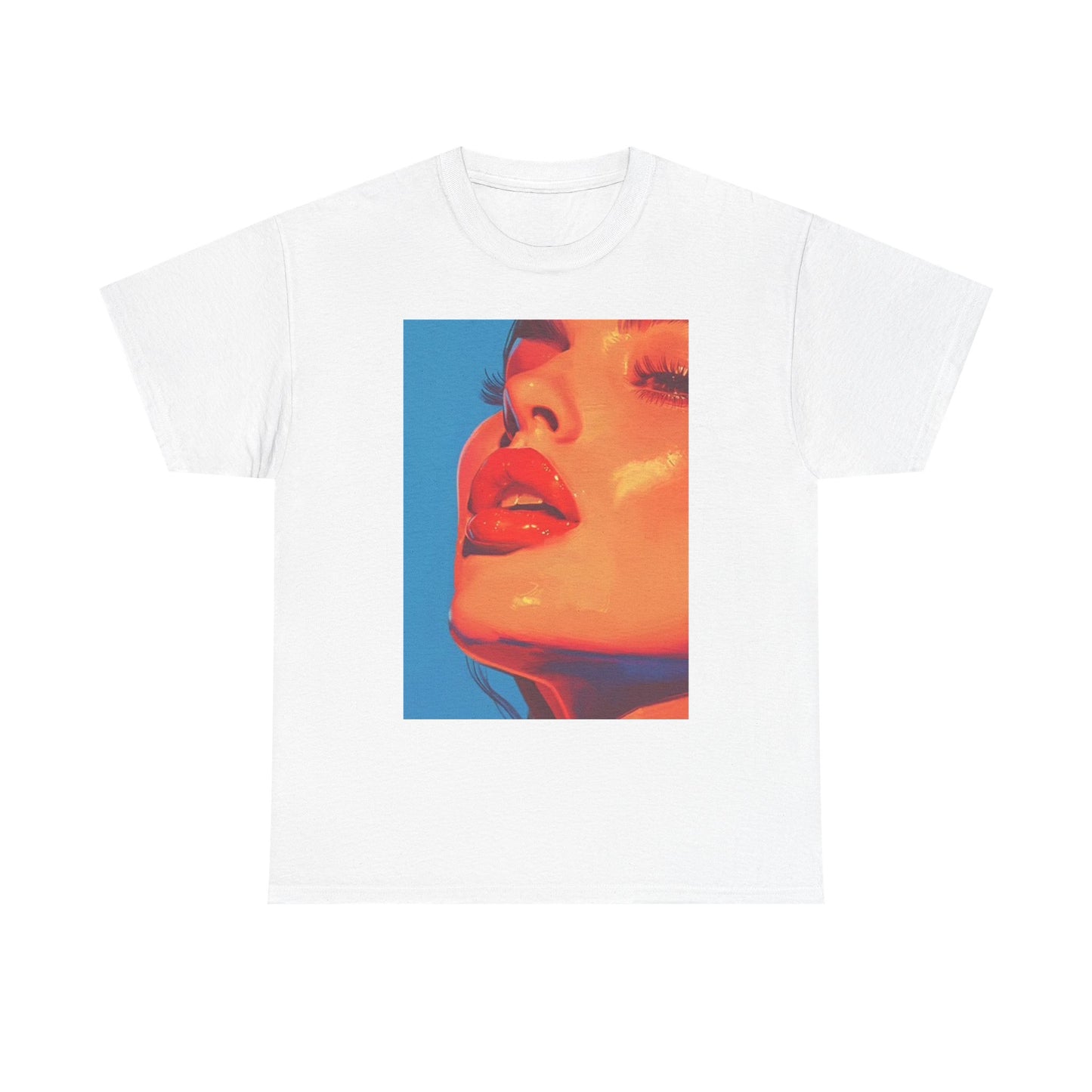 Women Painting Graphic T Shirt Retro Design Unisex Heavy Cotton Tee