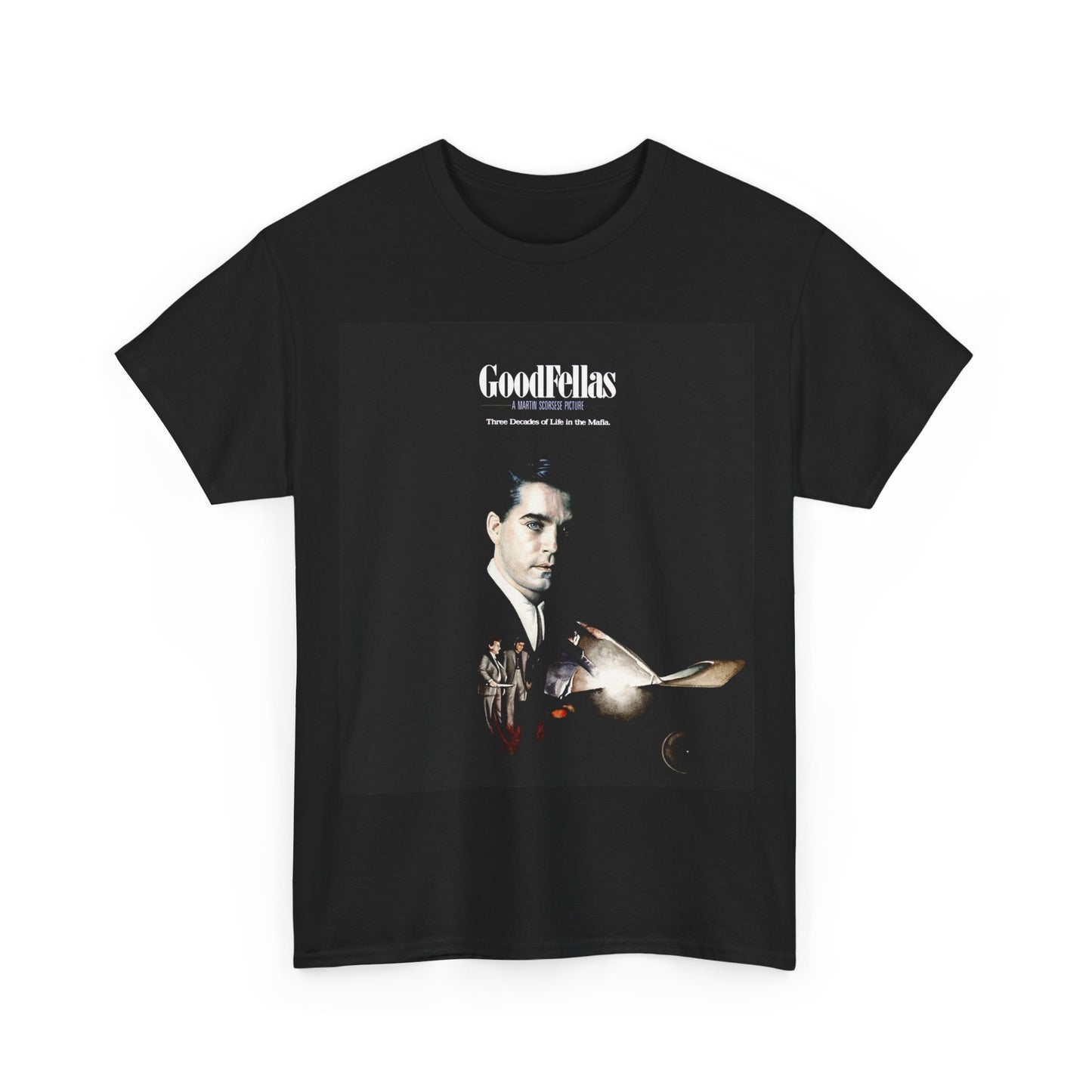 GoodFellas Tshirt Vintage Movie Poster New York Mob Unisex Heavy Cotton Tee