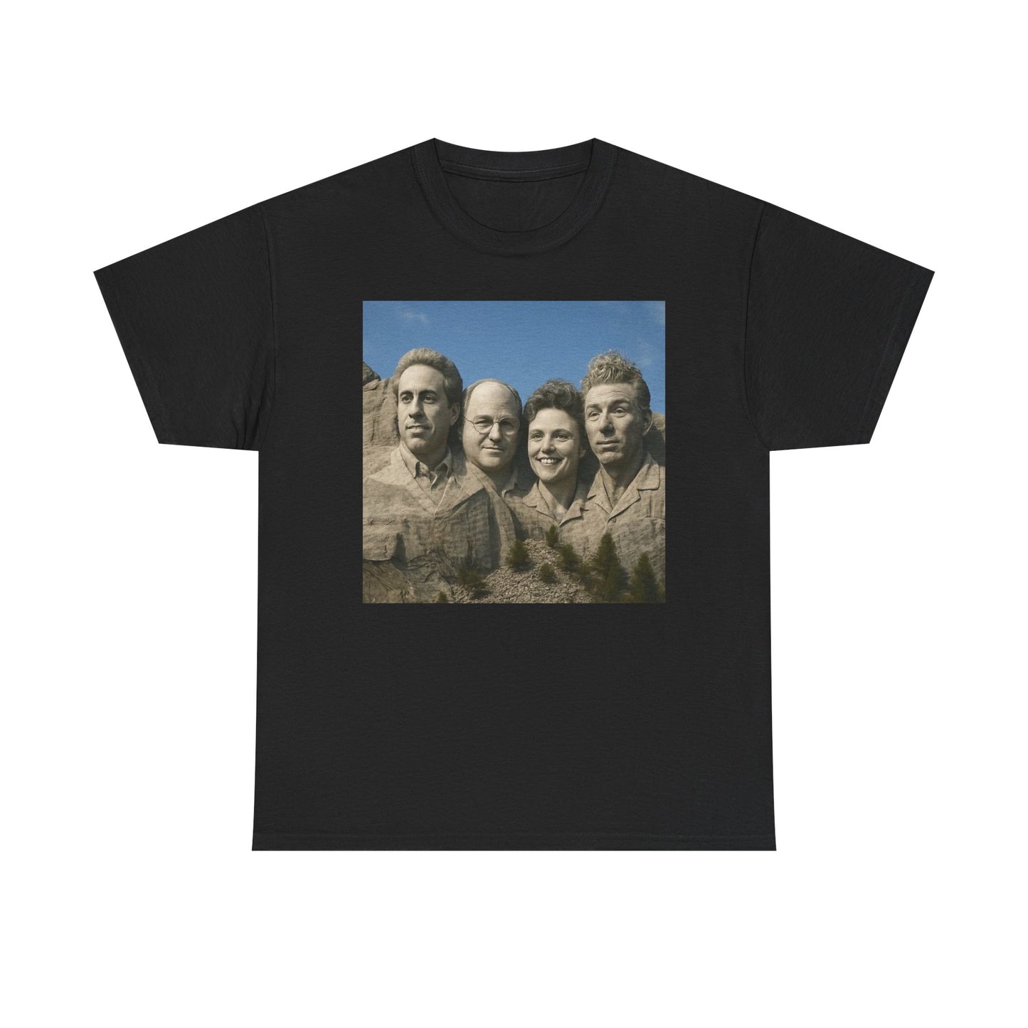Seinfeld Mount Rushmore Graphic T Shirt NEW Unisex Heavy Cotton Tee Comedy