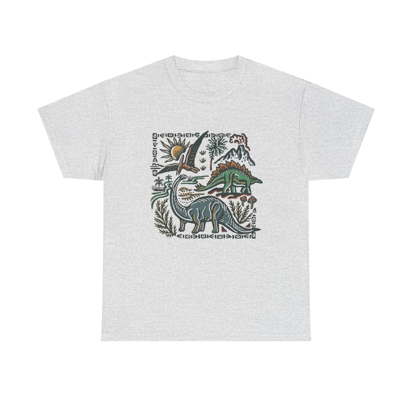 Retro Dinosaur Graphic T Shirt NEW ADULT Heavy Cotton Tee