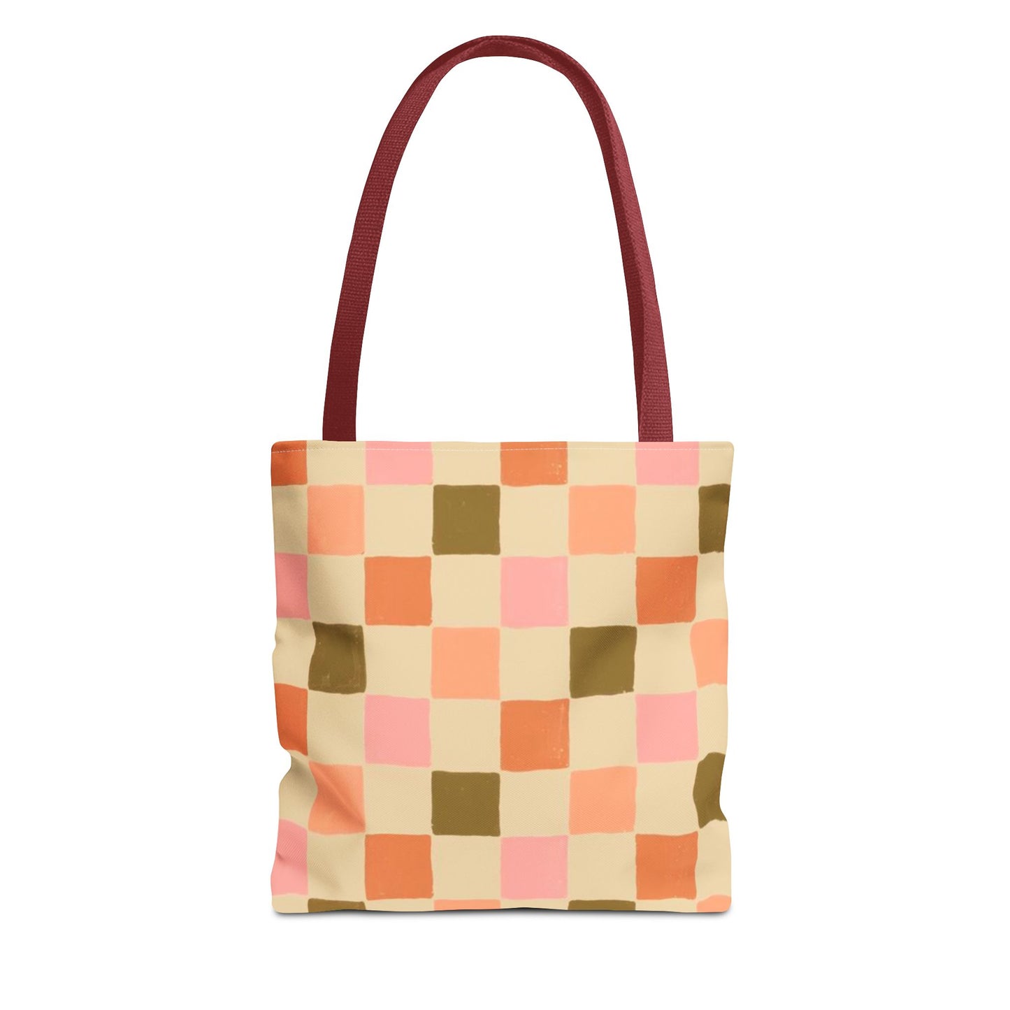 Sonoma Checkered All Over Print BRAND NEW Purse - Pocketbook - Travel Tote Bag