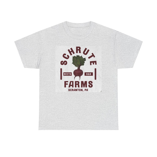 Schrute Farms Dwight Graphic T Shirt The Office Funny Unisex Heavy Cotton Tee