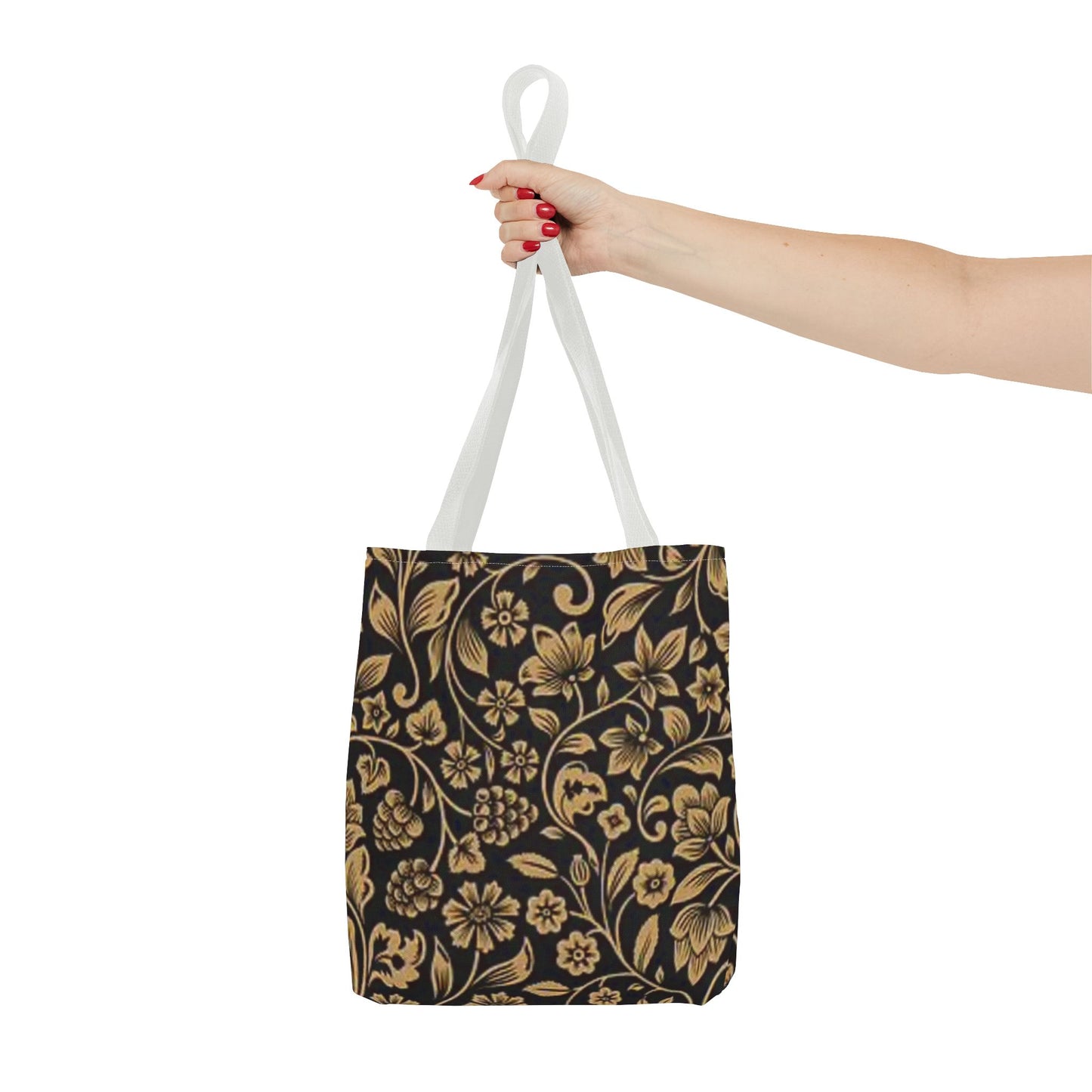 Gold Flowers Multi Color BRAND NEW MODERN Tote Bag (AOP)