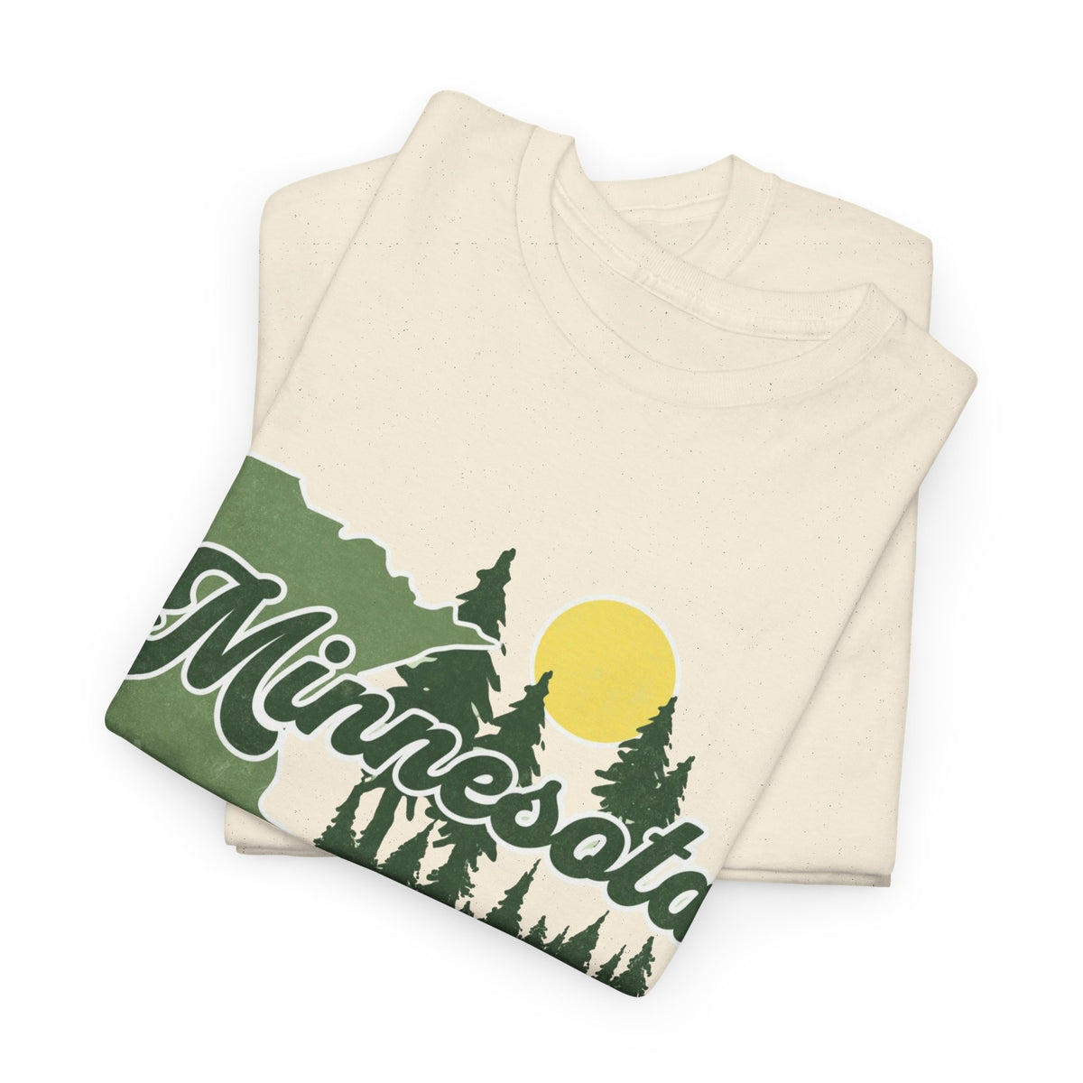 Minnesota Forrest Graphic T Shirt Men's Heavy Cotton Tee