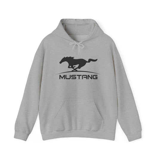 Mustang Muscle Car Hoodie Retro Unisex Heavy Blend™ Hooded Sweatshirt