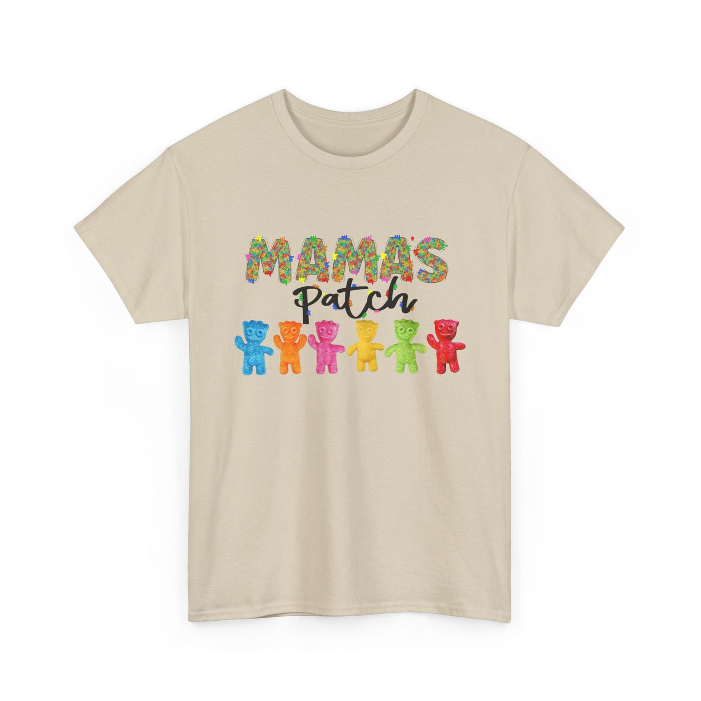 Mamas Patch Candy Cute Graphic T Shirt NEW Unisex Heavy Cotton Tee