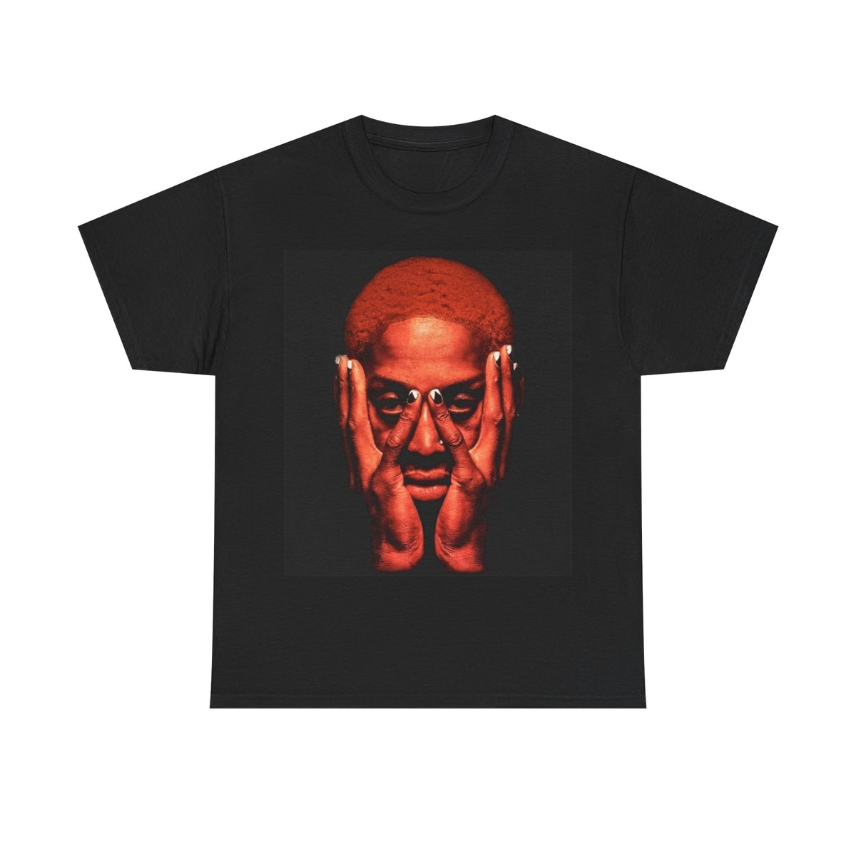 Dennis Rodman T-shirt vintage 90s bulls retro graphic Unisex Heavy Cotton Tee