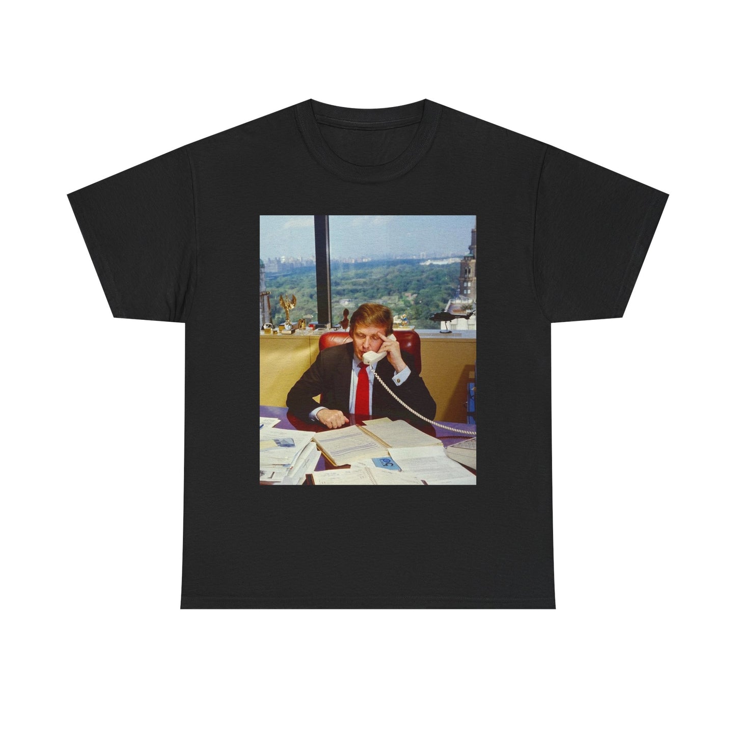 Trump Office Graphic T Shirt Vintage 90s Retro Unisex Heavy Cotton Tee