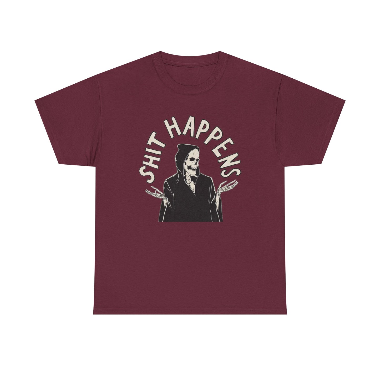 Things Happen Funny Graphic T Shirt NEW Unisex Heavy Cotton Tee