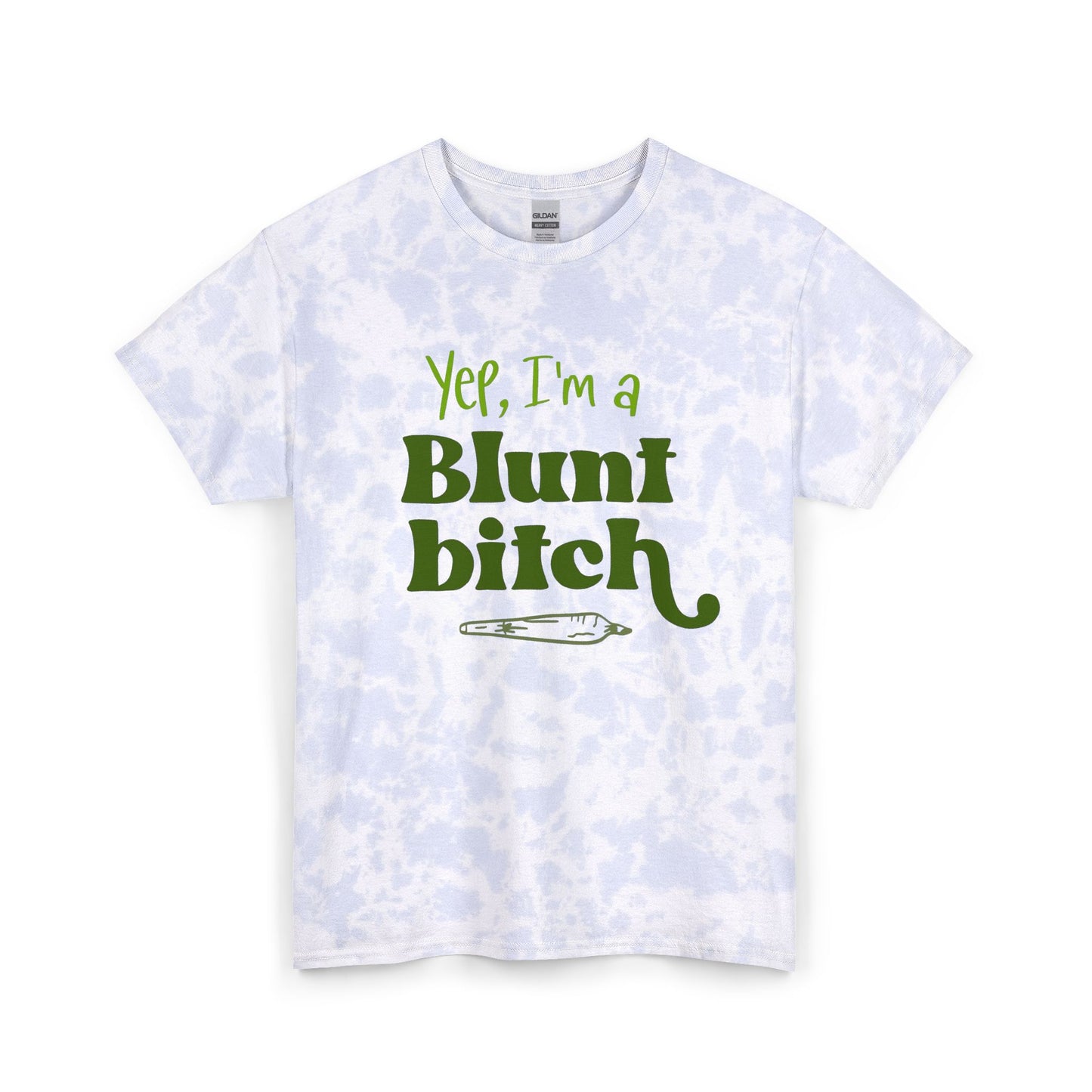 Yep Im A Blunt Weed 420 Graphic T Shirt Unisex Tie Dye Cotton Tee
