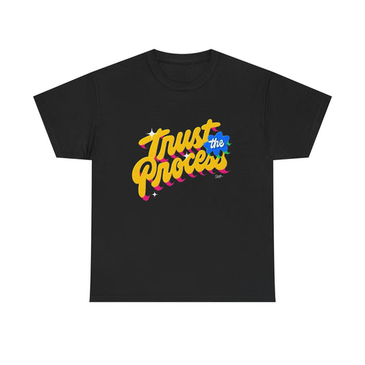 Trust The Process Graphic T-Shirt Brand New Unisex Heavy Cotton Tee