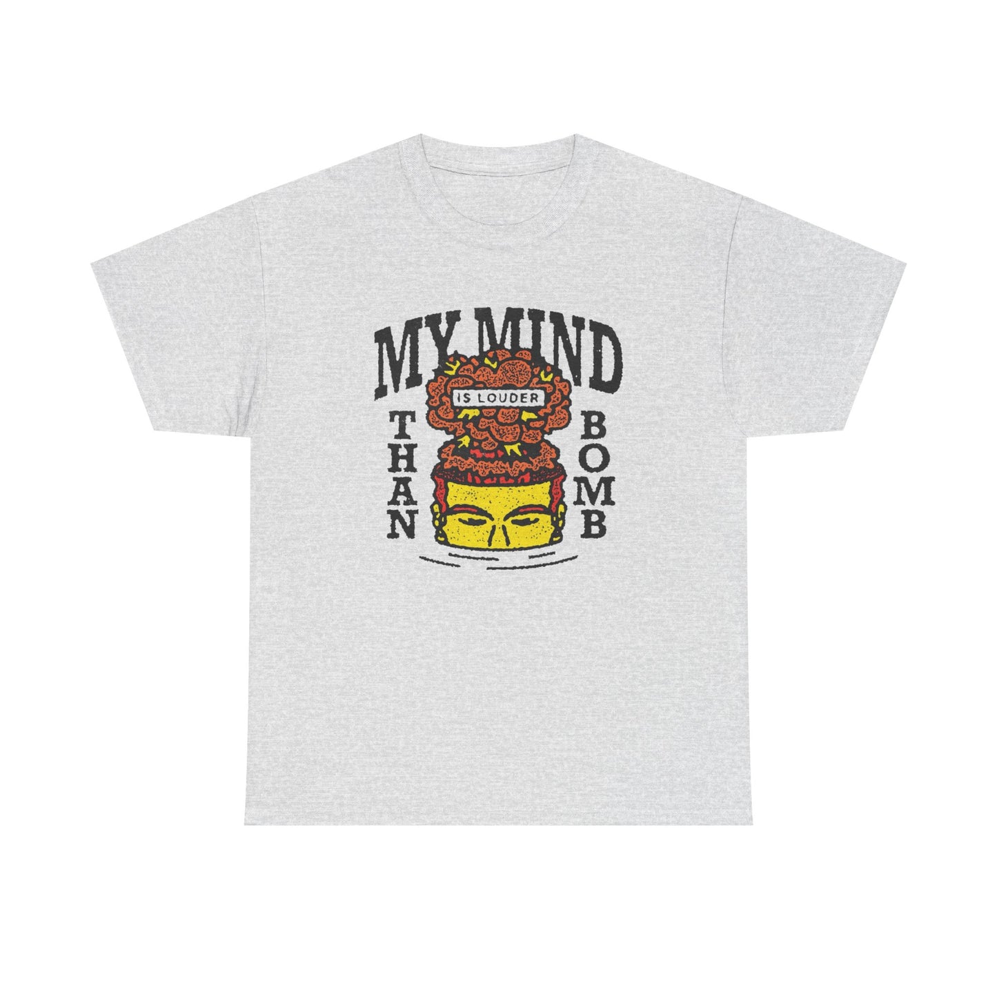 Loud Mind Graphic T Shirt ADULT NEW Unisex Heavy Cotton Tee