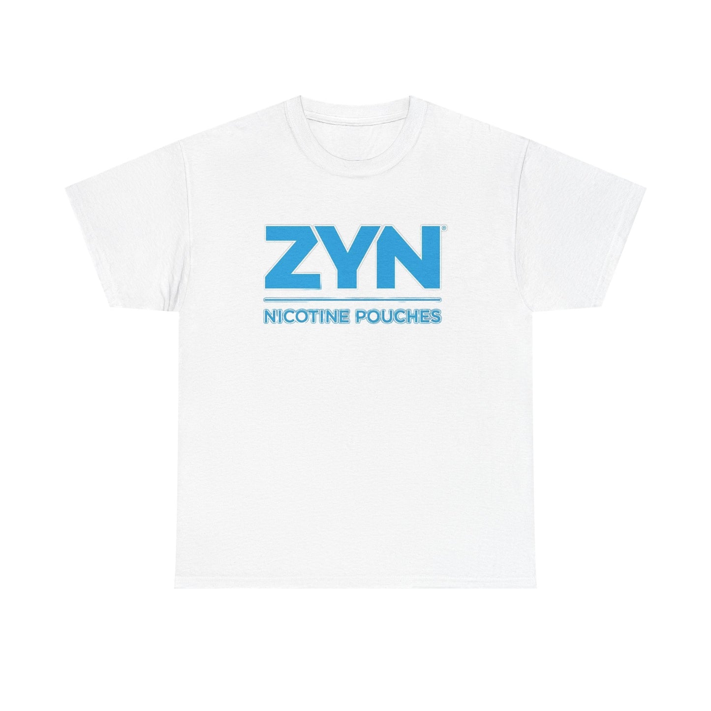 ZYN T-shirt pouch tucker trump America Gillis zyn funny gift Heavy Cotton Tee
