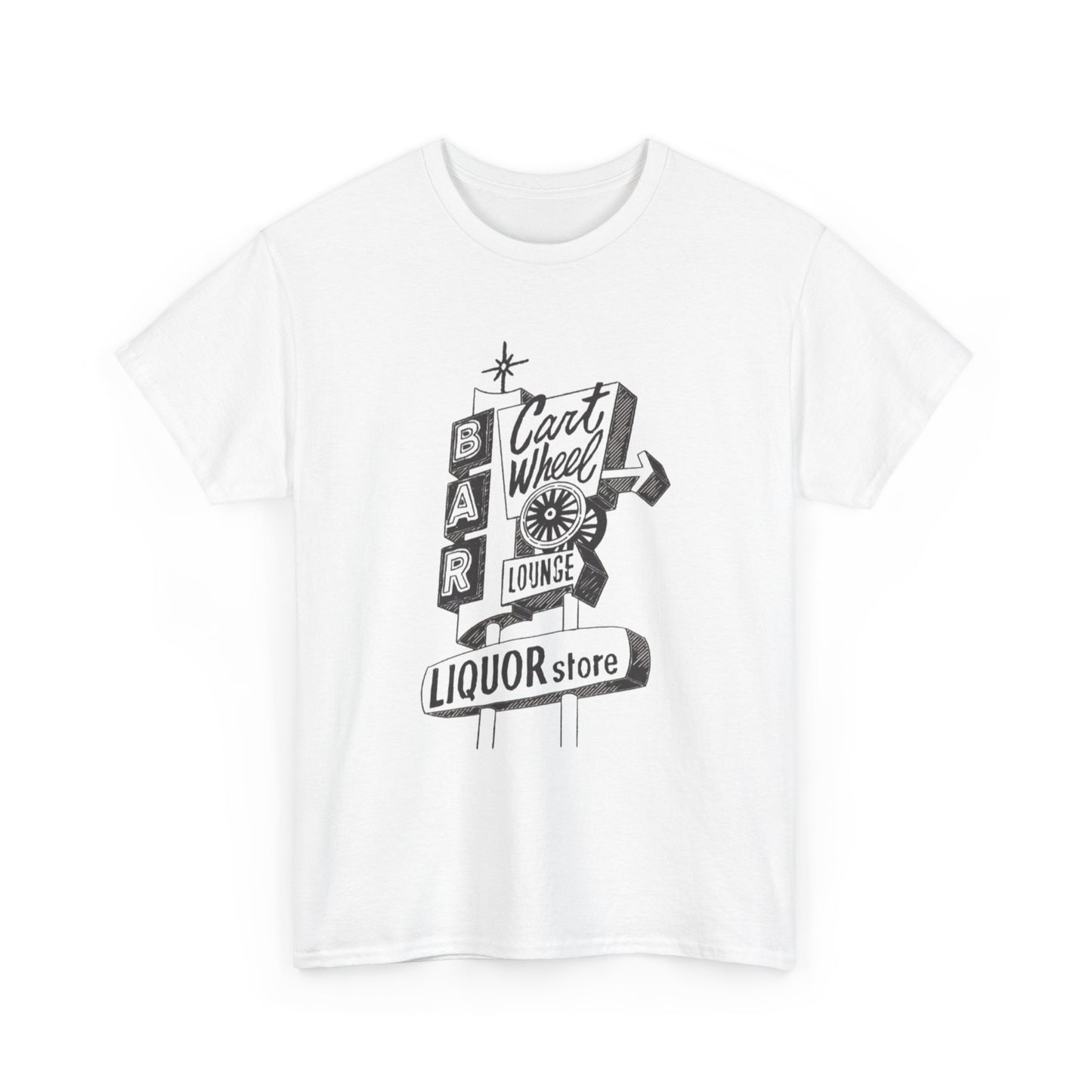 Bar Liquor Store Graphic T Shirt Unisex Heavy Cotton Tee Gift