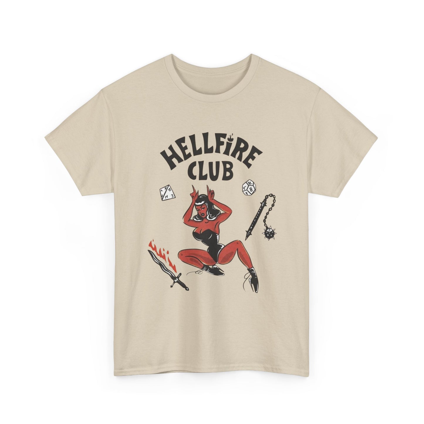Hellfire Club Graphic T-Shirt Comfy Cotton Tee Brand NEW