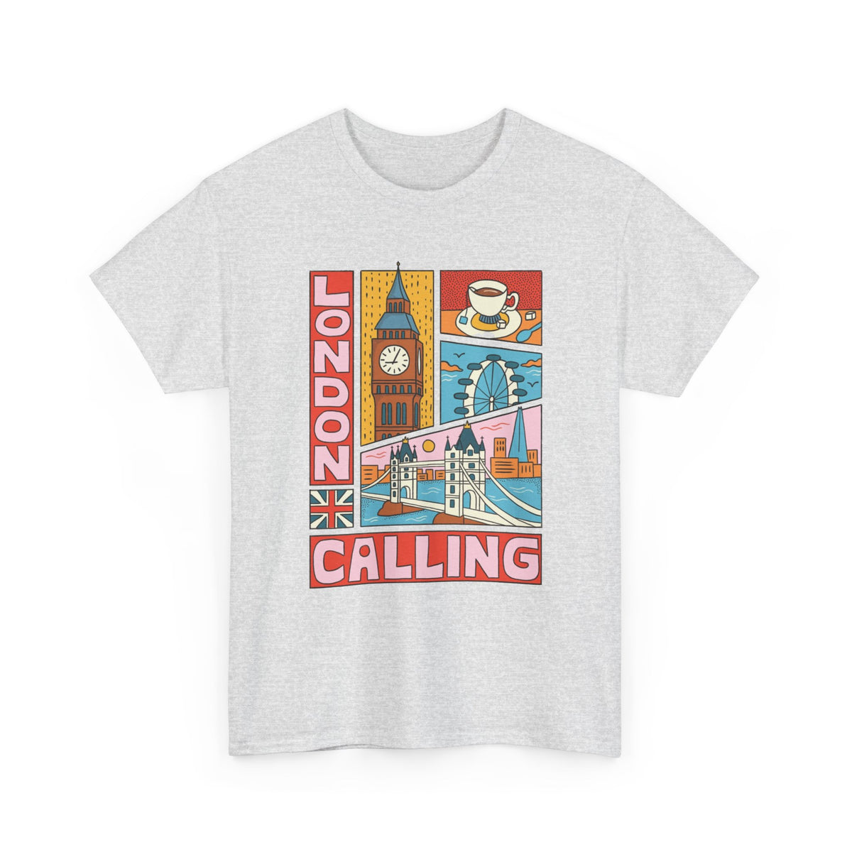London Calling Collage T-Shirt Men's Graphic Tee