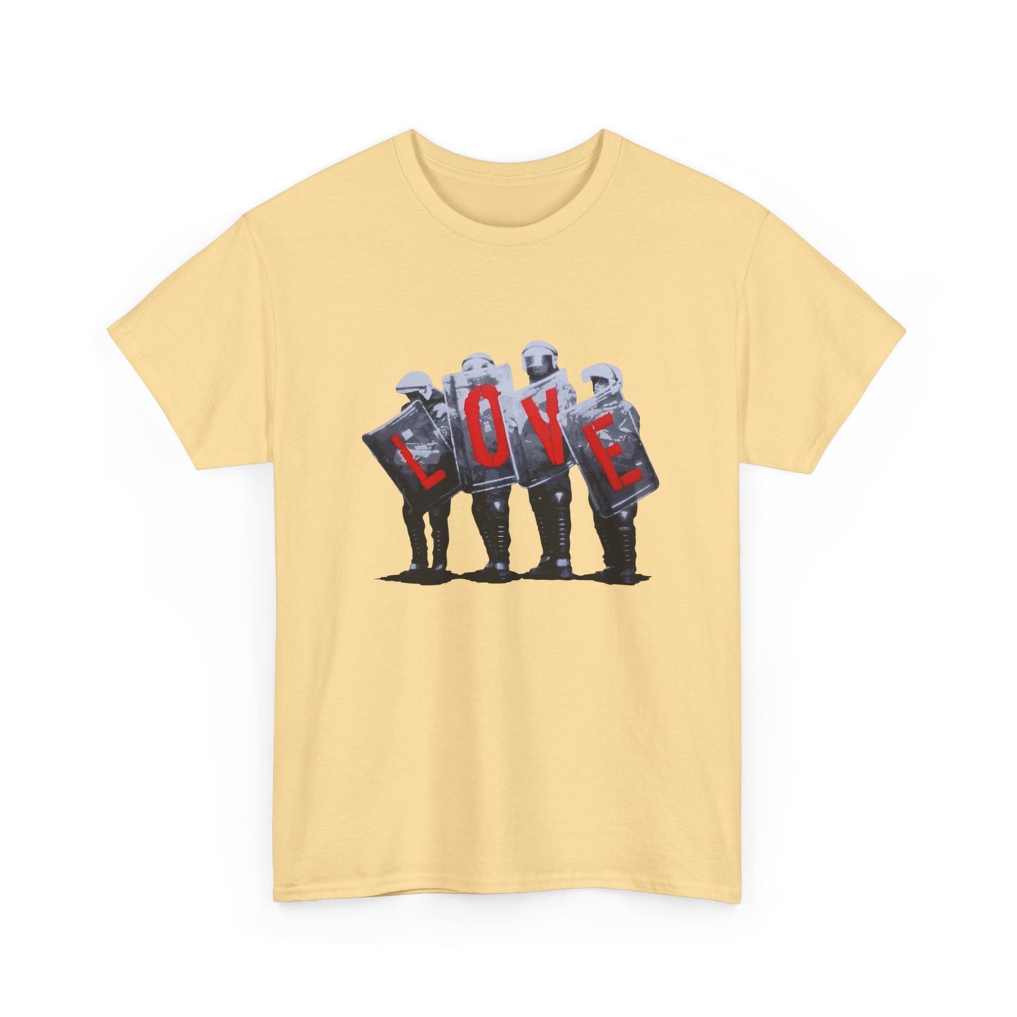 Love Riot Graphic T Shirt NEW GIFT Unisex Heavy Cotton Tee