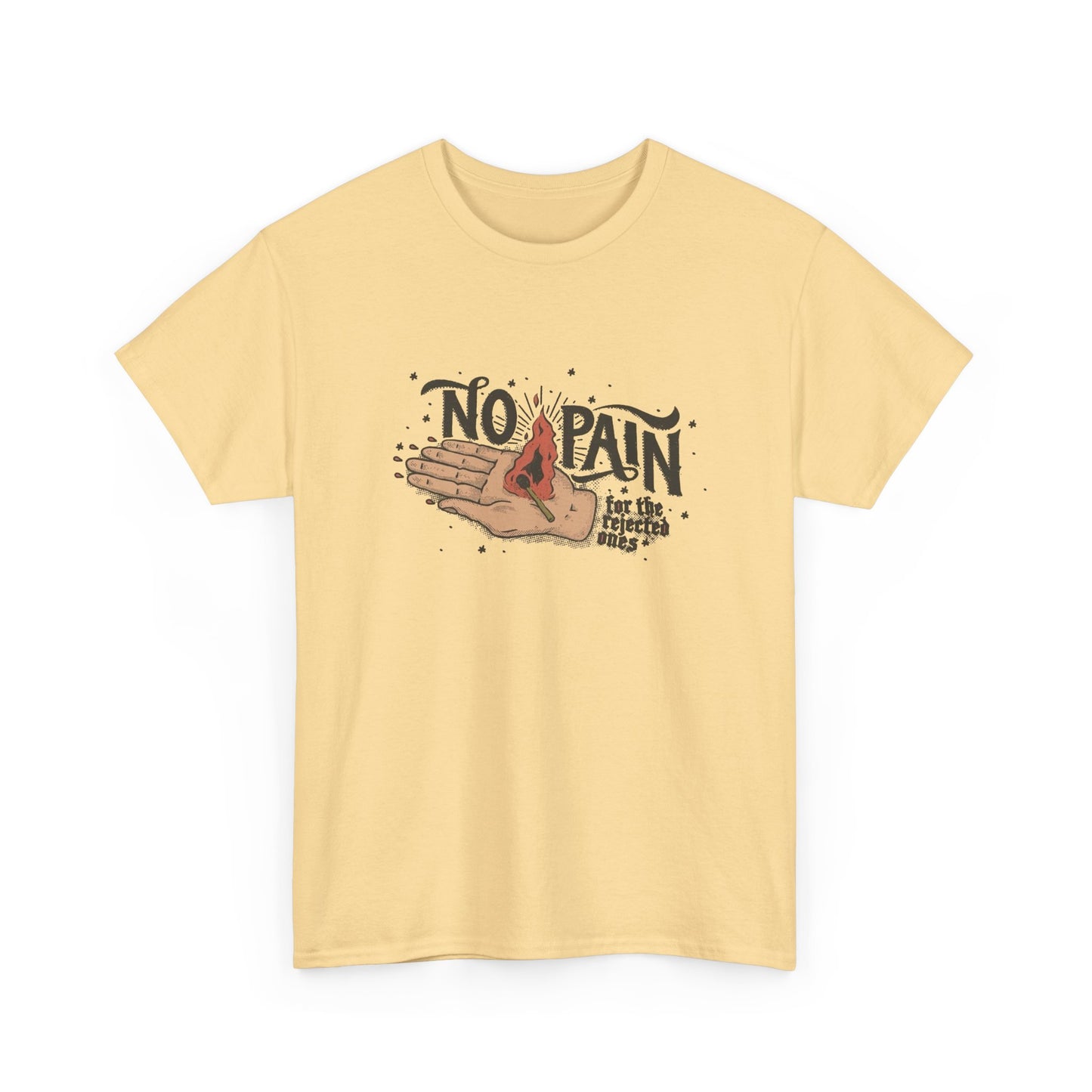 No Pain Graphic T Shirt NEW Vintage Unisex Heavy Cotton Tee