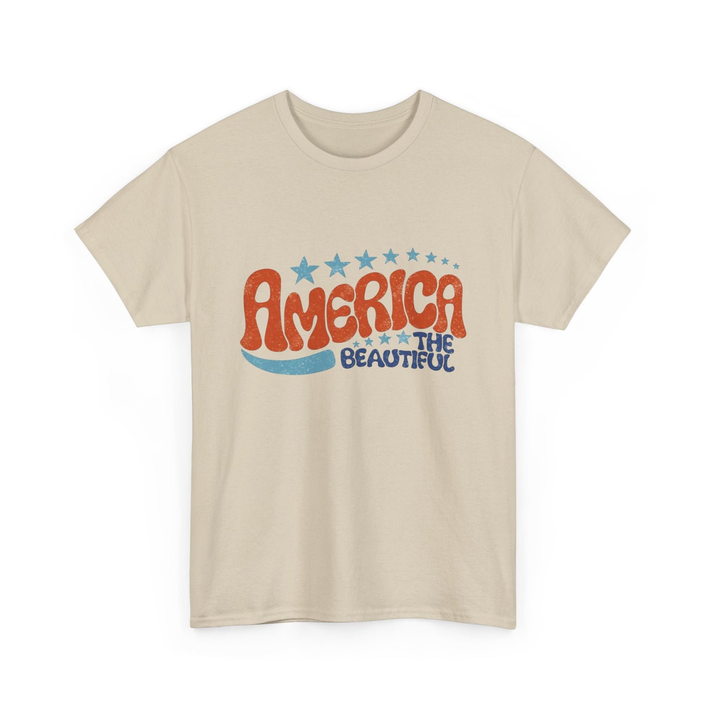 America The Beautiful Graphic T Shirt Adult New Tee