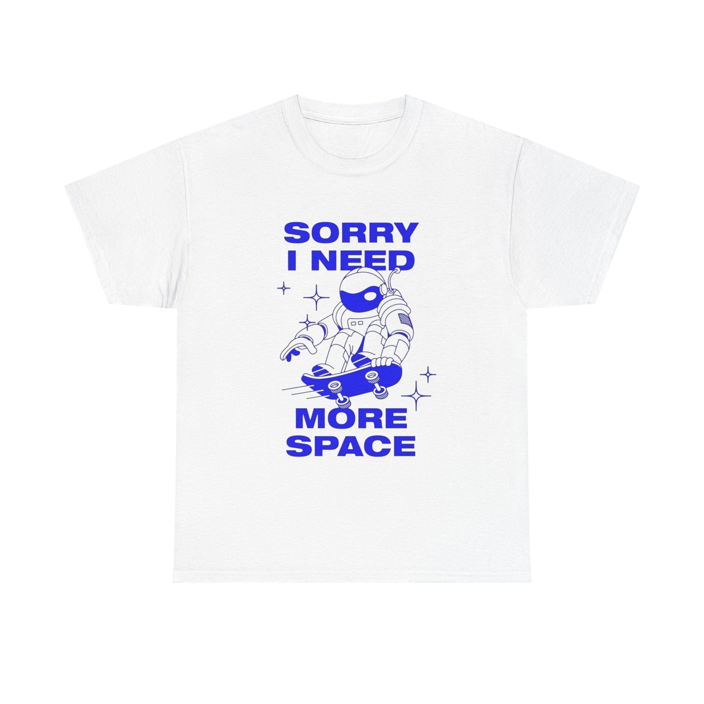 I Need More Space Funny Astronaut T-Shirt Men Women's Heavy Cotton Tee NEW GIFT