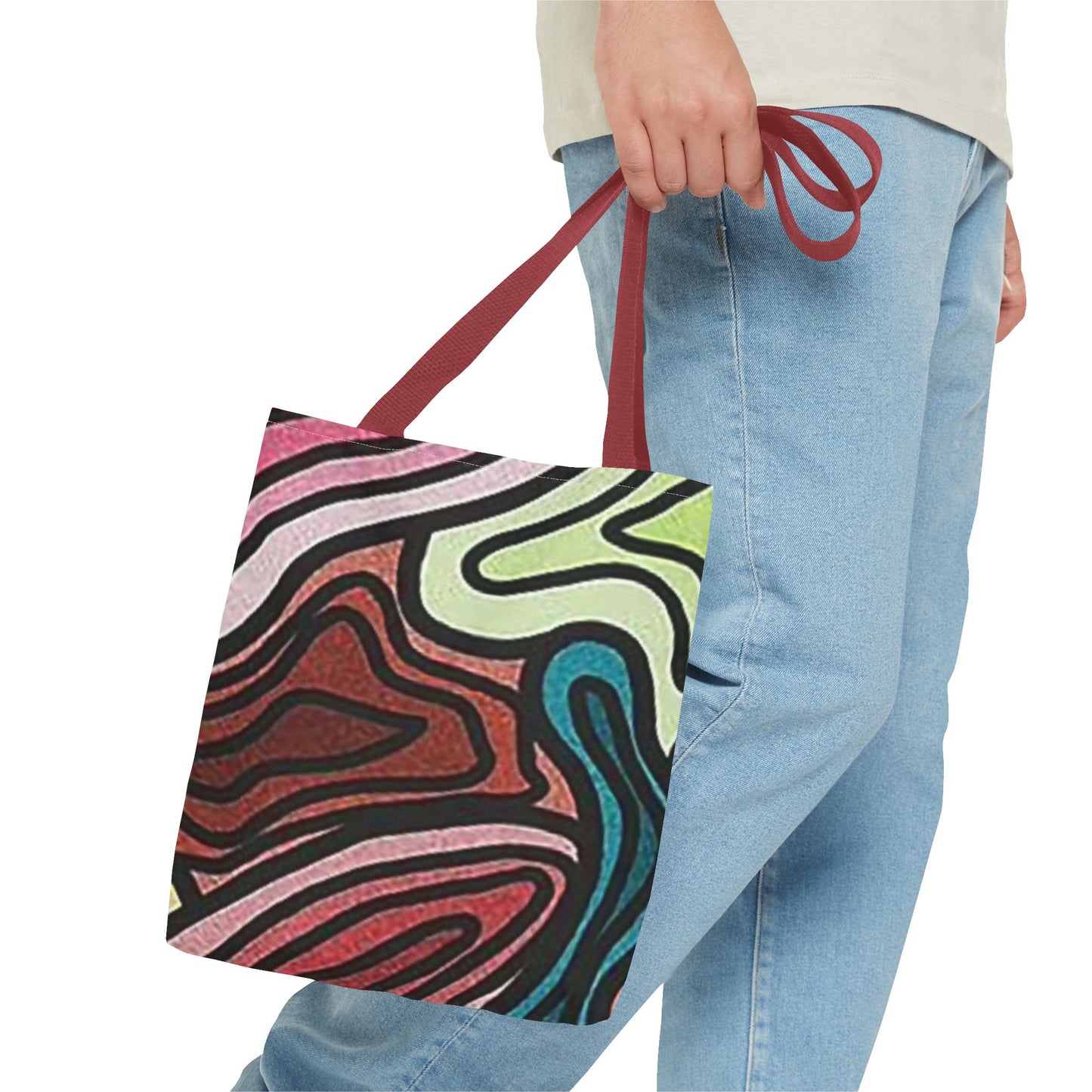 70s Multi Color BRAND NEW MODERN Tote Bag (AOP)